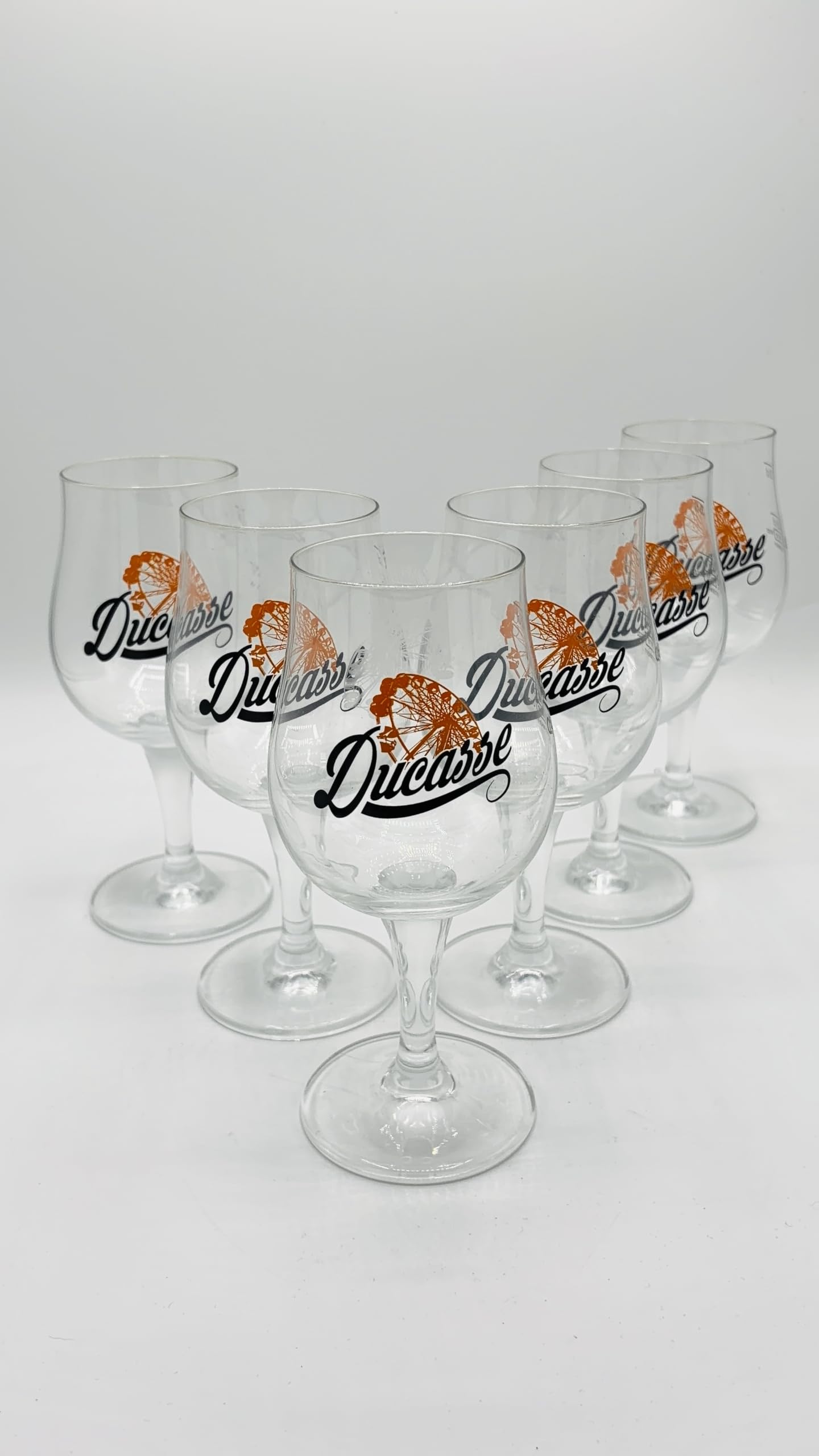 Générique LOT 6 VERRES BIERE FRANCE 33 CL NEUF, MODELE DUCASSFETE