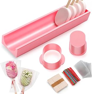 Cakesicle Cutter with 9in Tray, Pink Cakesicle Mold Set