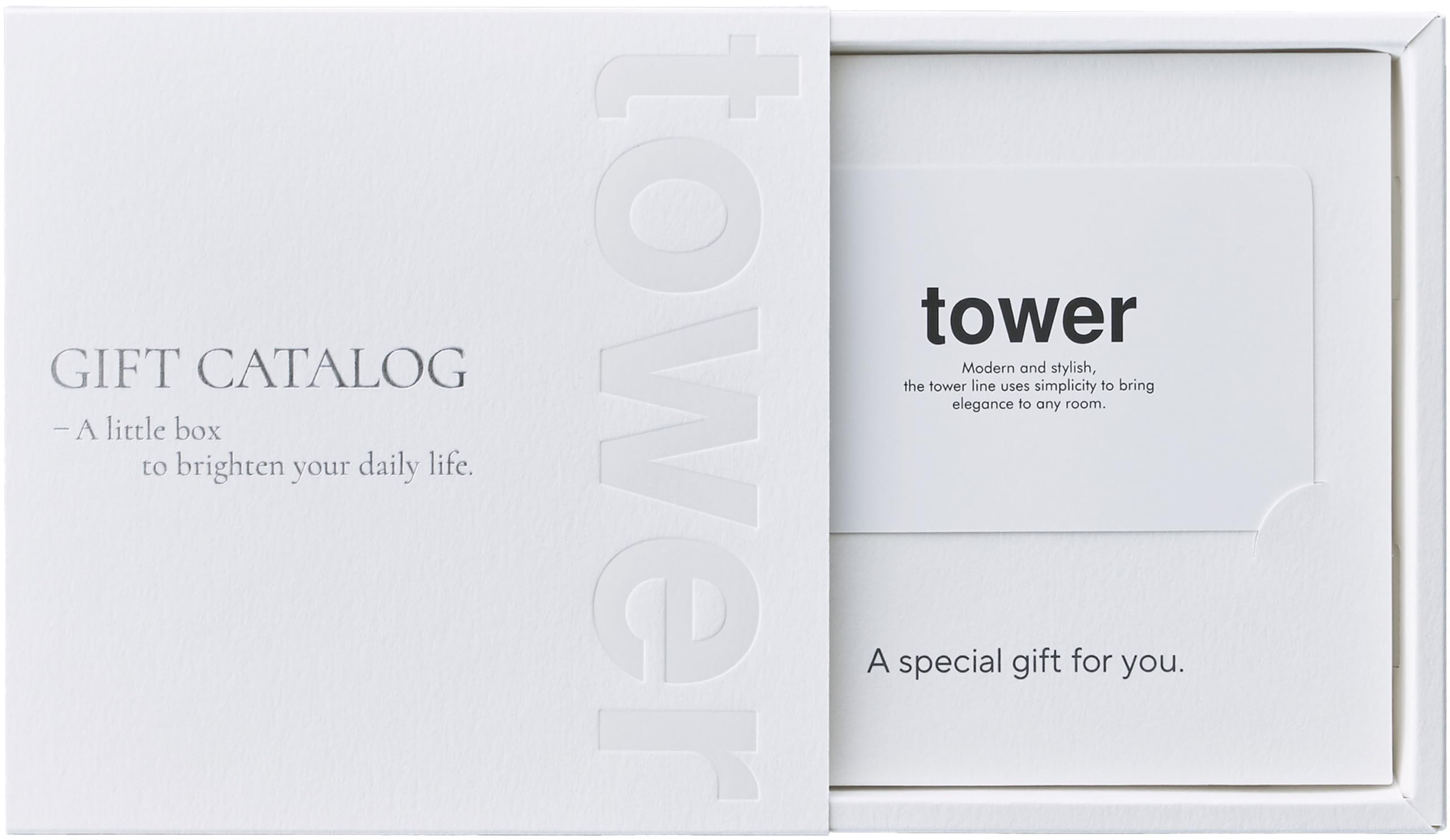 Yamazaki Tower Catalog, Gift Card, 5,000 Point Course, Wedding Gift, Baby Gift, Housewarming, Birthday, Choice of Gift, Gift Catalog, Card Type