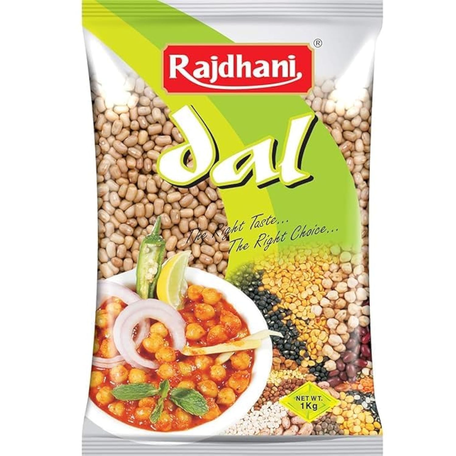 Rajdhani Sabut Moth 1 kg