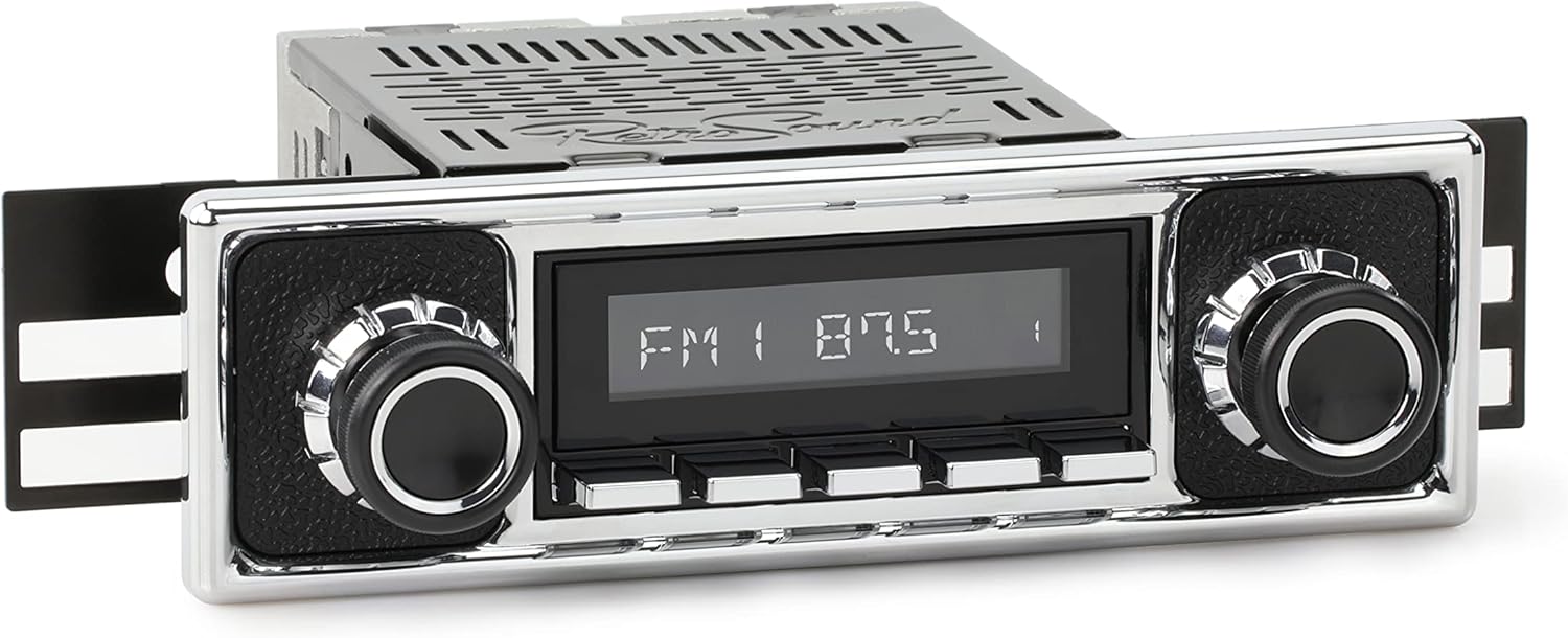 Retro Manufacturing LBC-308-409-39-78 Long Beach Radio for Classic European Vehicles, 1 Pack