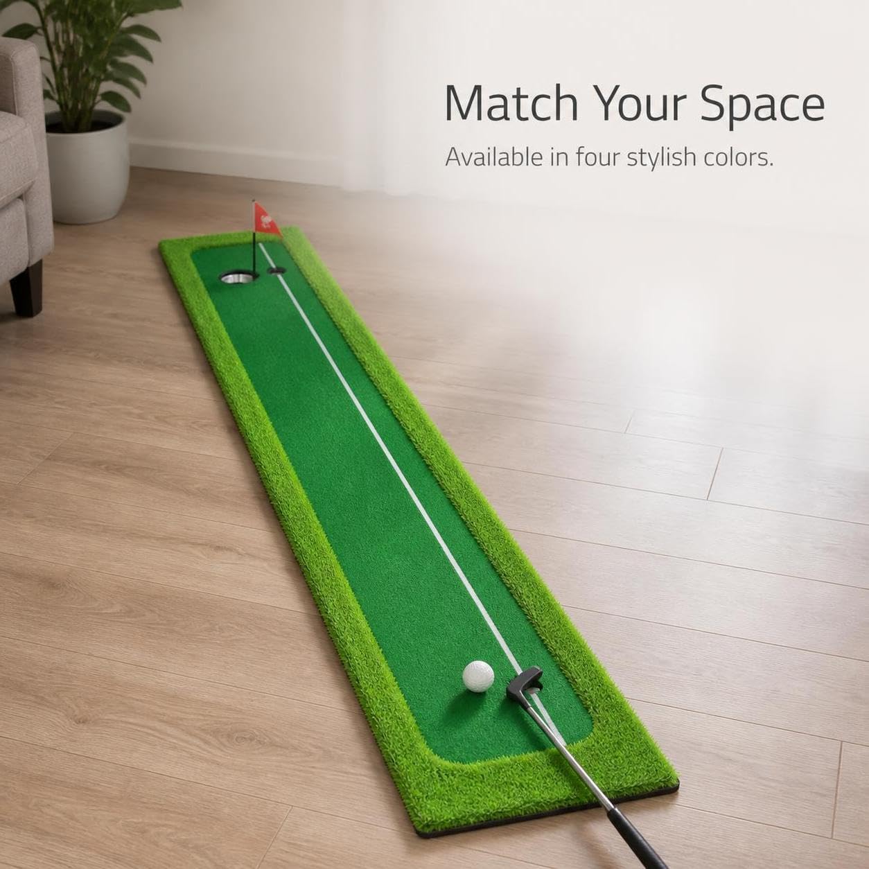 Alfombra Putting Golf Espuma EVA