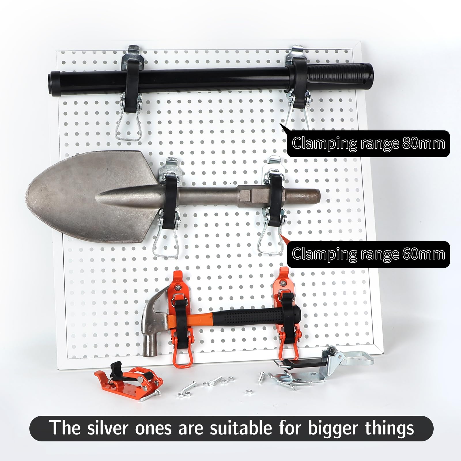 4 Supporti Per Pala Da Camion - Regolabili, Per Portapacchi, Acciaio, Diametro 60mm - Foto 12