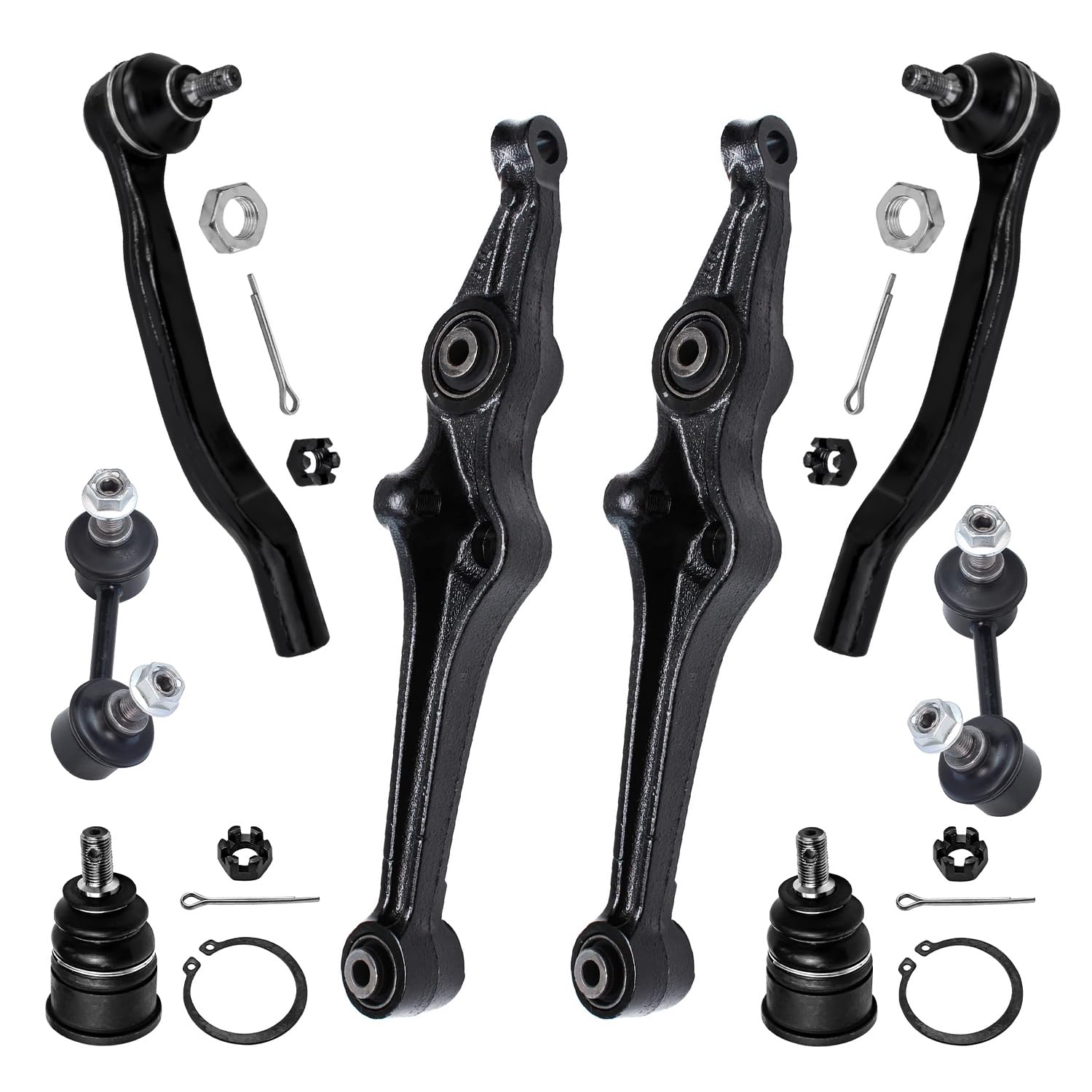 Detroit Axle - 8pc Front End Suspension Kit for Acura TL CL Honda Accord, 2
