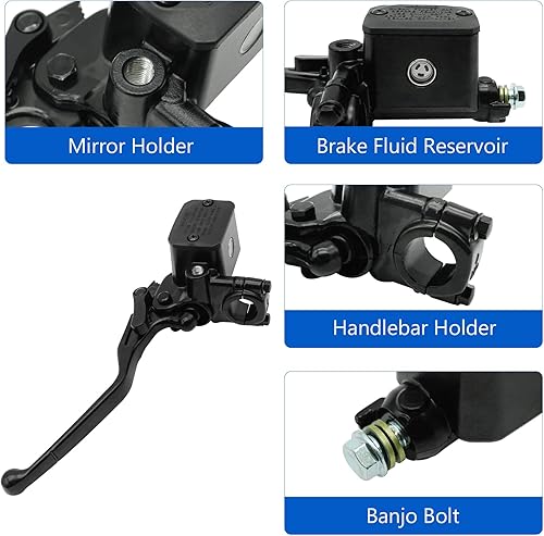 Miniatura 3 de Cilindro maestro de freno delantero izquierdo para Can Am Outlander Renegade 450 500 570 650 800 850 1000 2012-2021 All Editon, OEM # 705600865