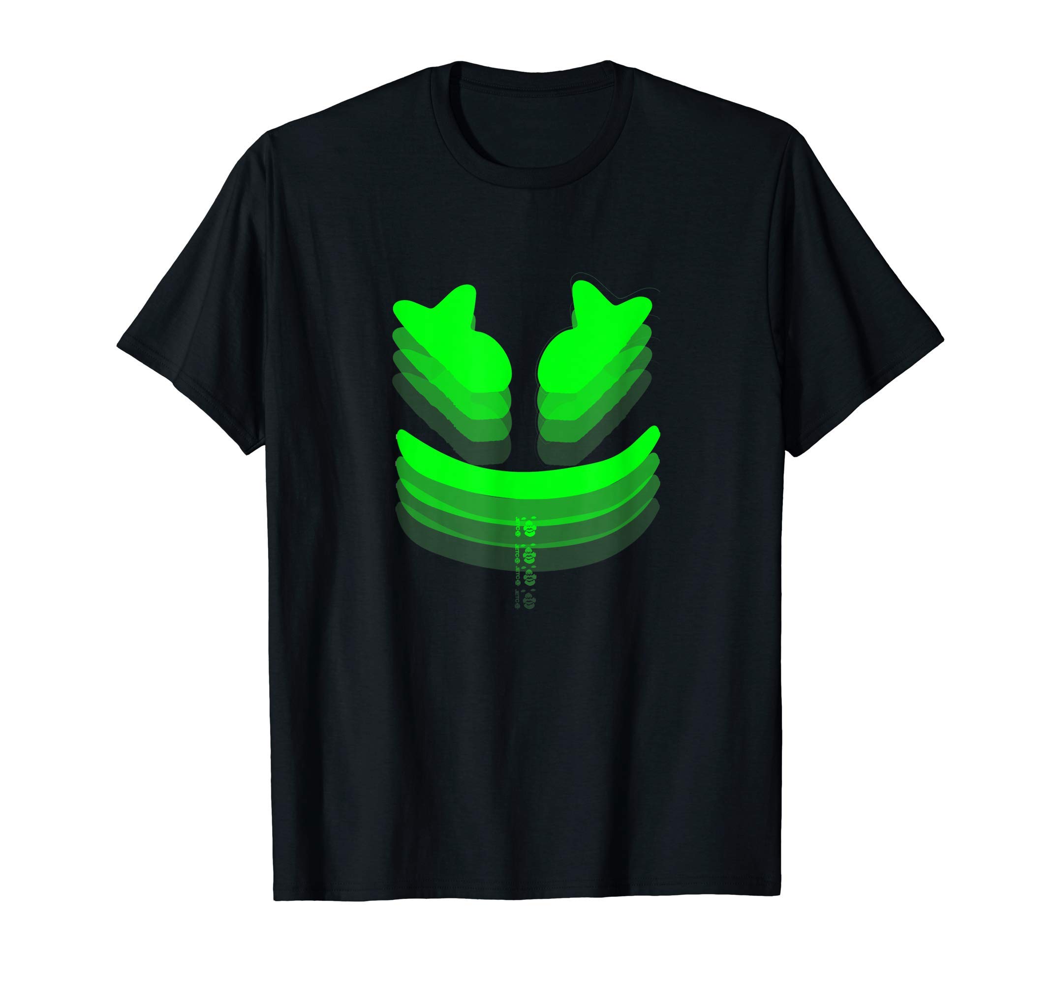 JETC-33Marshmallow Green Angry Face T-ShirtOEKO-TEX STANDARD 100