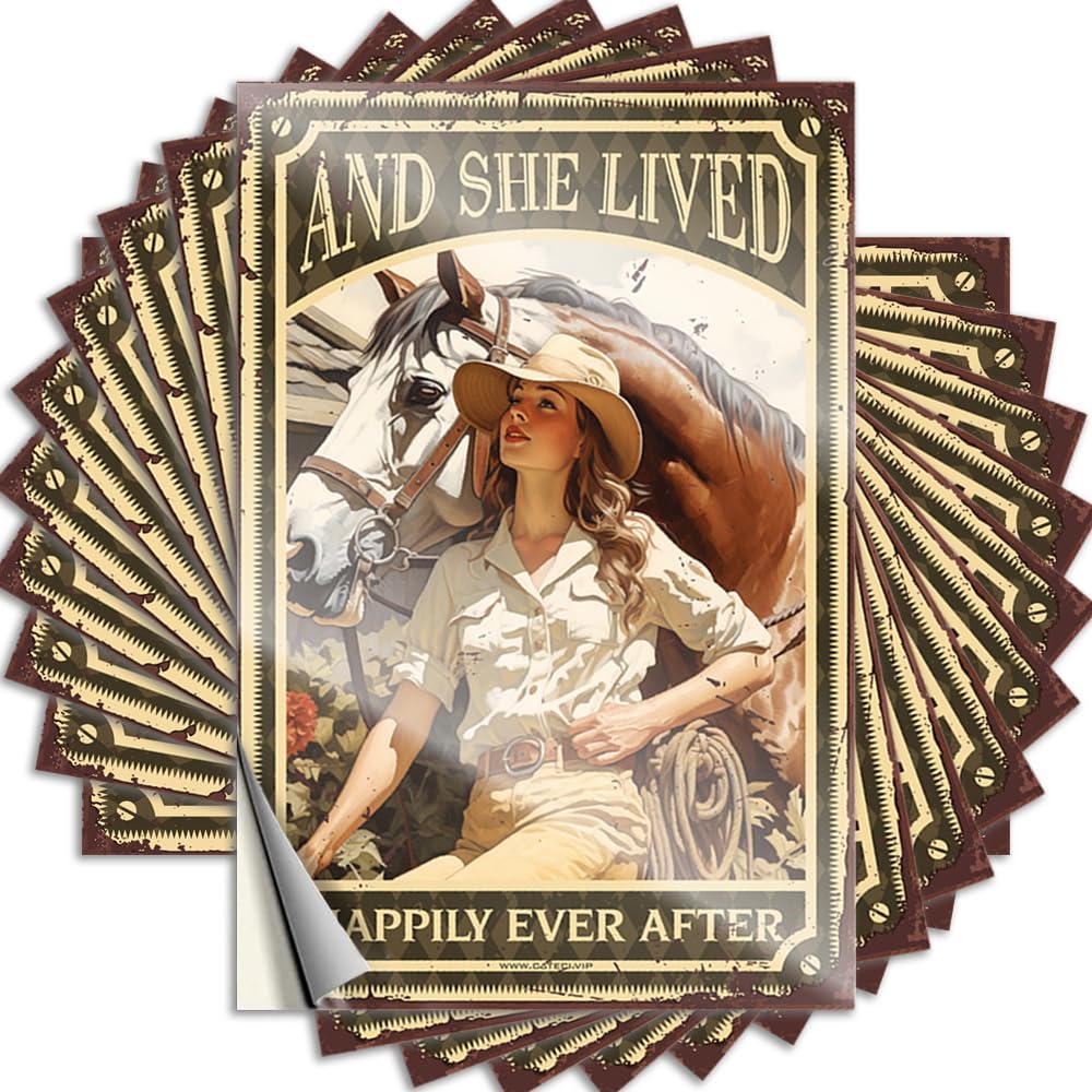 Tattoos Golden, Bathroom Cover and She Lived Happily Ever After | Upgrades(6X9CM)