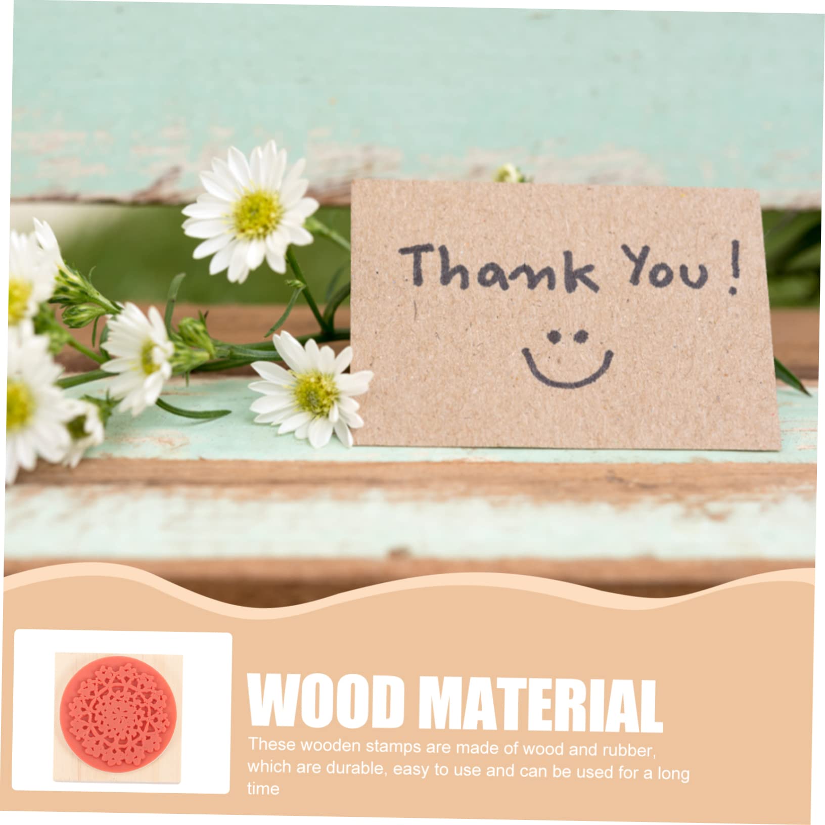 NUOBESTY 16stücke Teiliges Holzstempel Mit Romantischen Spitzenmustern Runde Und Quadratische Designstempel Für -karten Scrapbooking Und Kreative Bastelprojekte