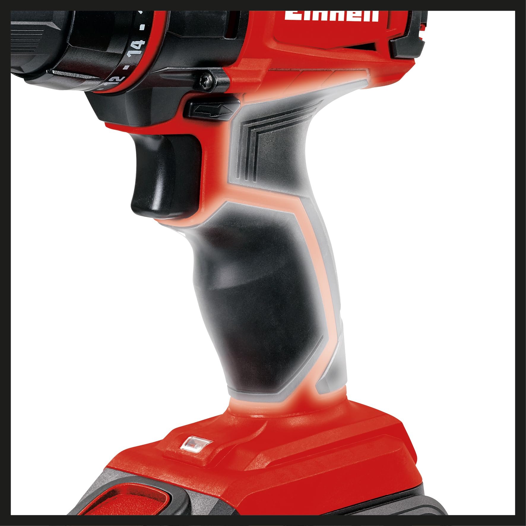 Einhell TC-CD 18-2 Li (1x1,5 Ah) trapano avvitatore a batteria (18 V, 1,5 Ah, 2 velocità, 38 Nm, mandrino 10 mm, incl. caricabatterie)