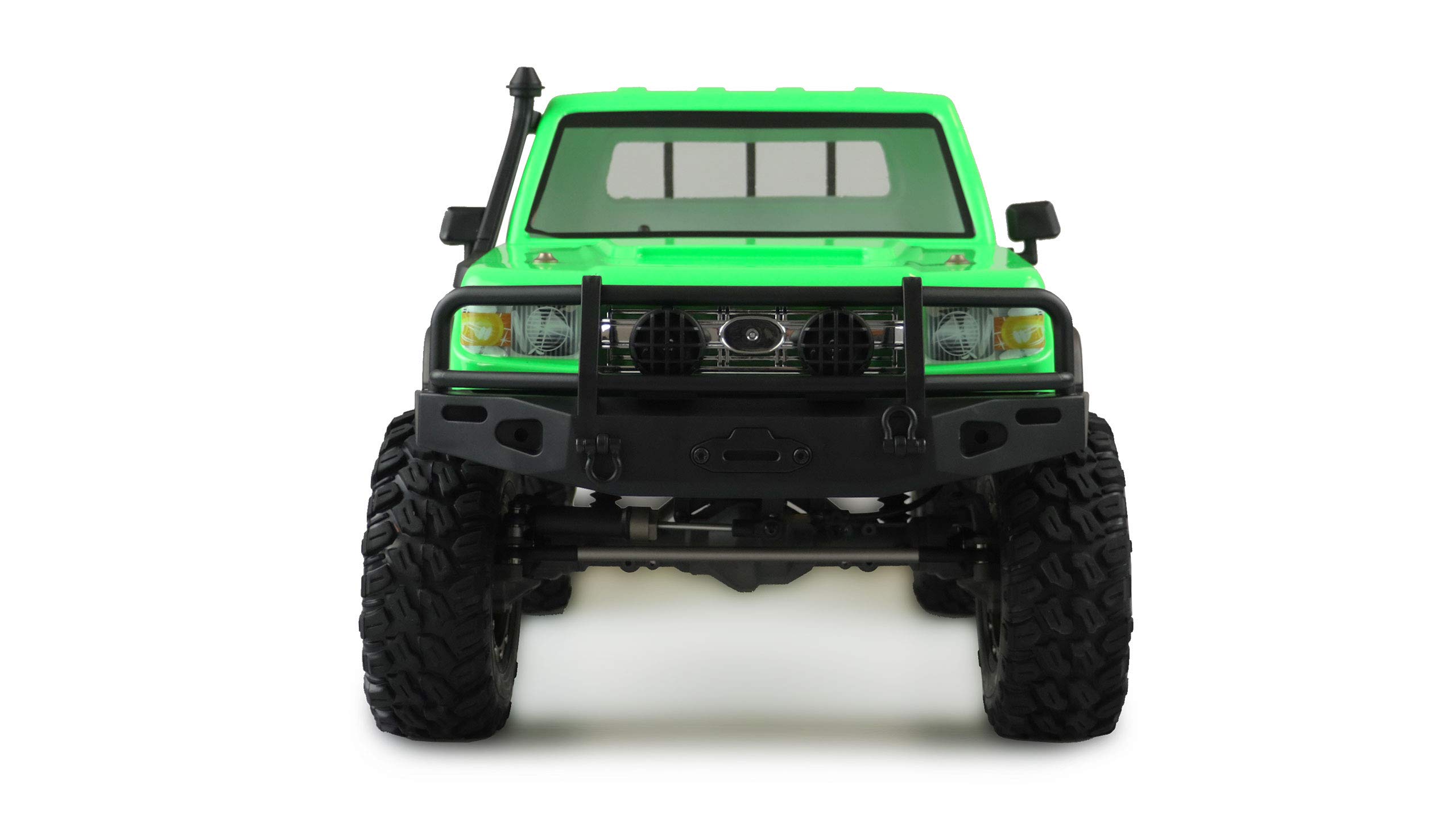 Amewi AMXRock RCX8B Scale Crawler Pick-Up 1:8, RTR verde RC telecomandato