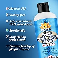 Vista 3 de Bodhi Dog Peppermint - Aditivo de agua dental para perros – Aditivo de agua dental para perros y mascotas – Dientes, aliento y encías saludables