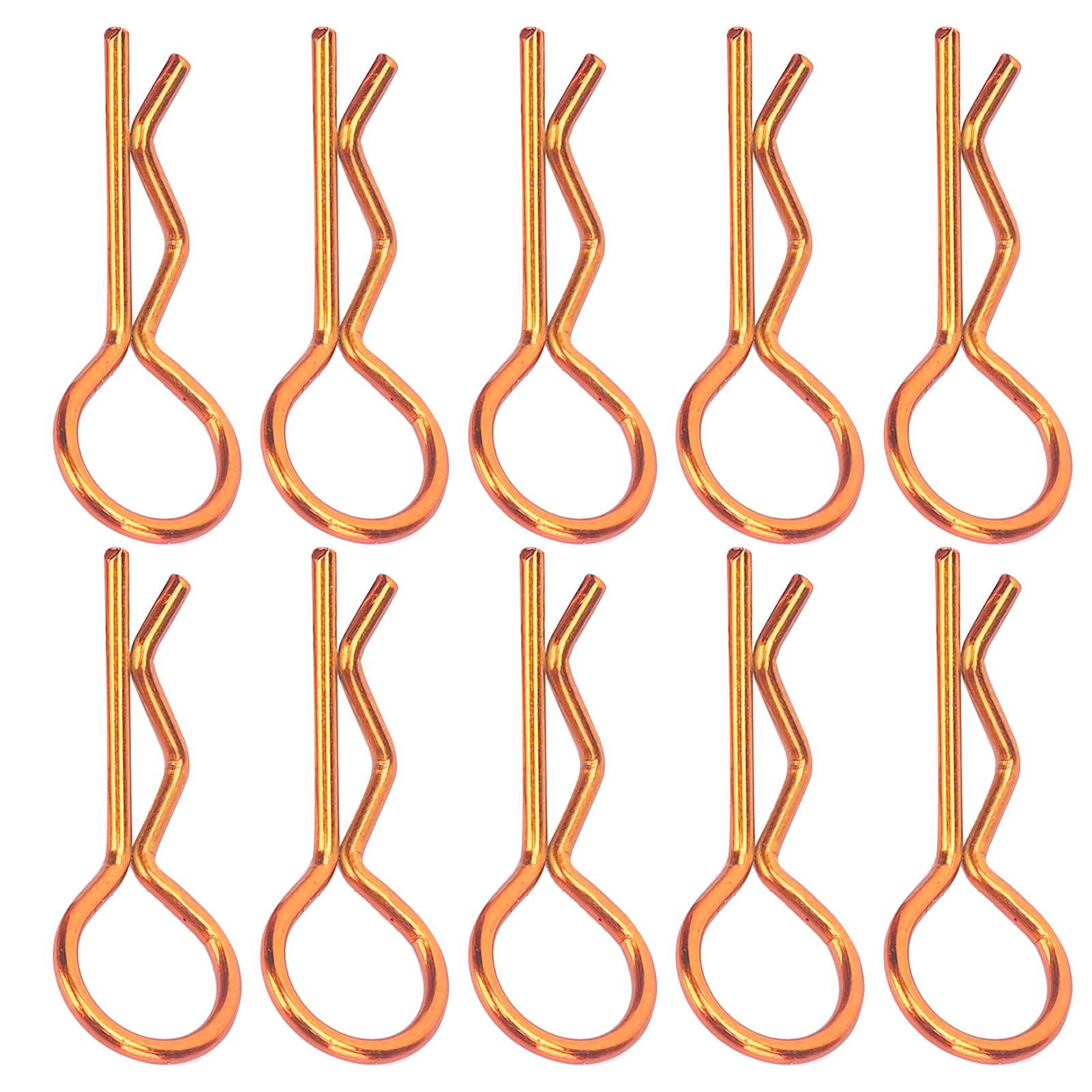 RC Car Shell Clips, Metal RC Shell Clips Easy to Install with Metal Material for 1/5 1/6 1/8 1/10 RC Car