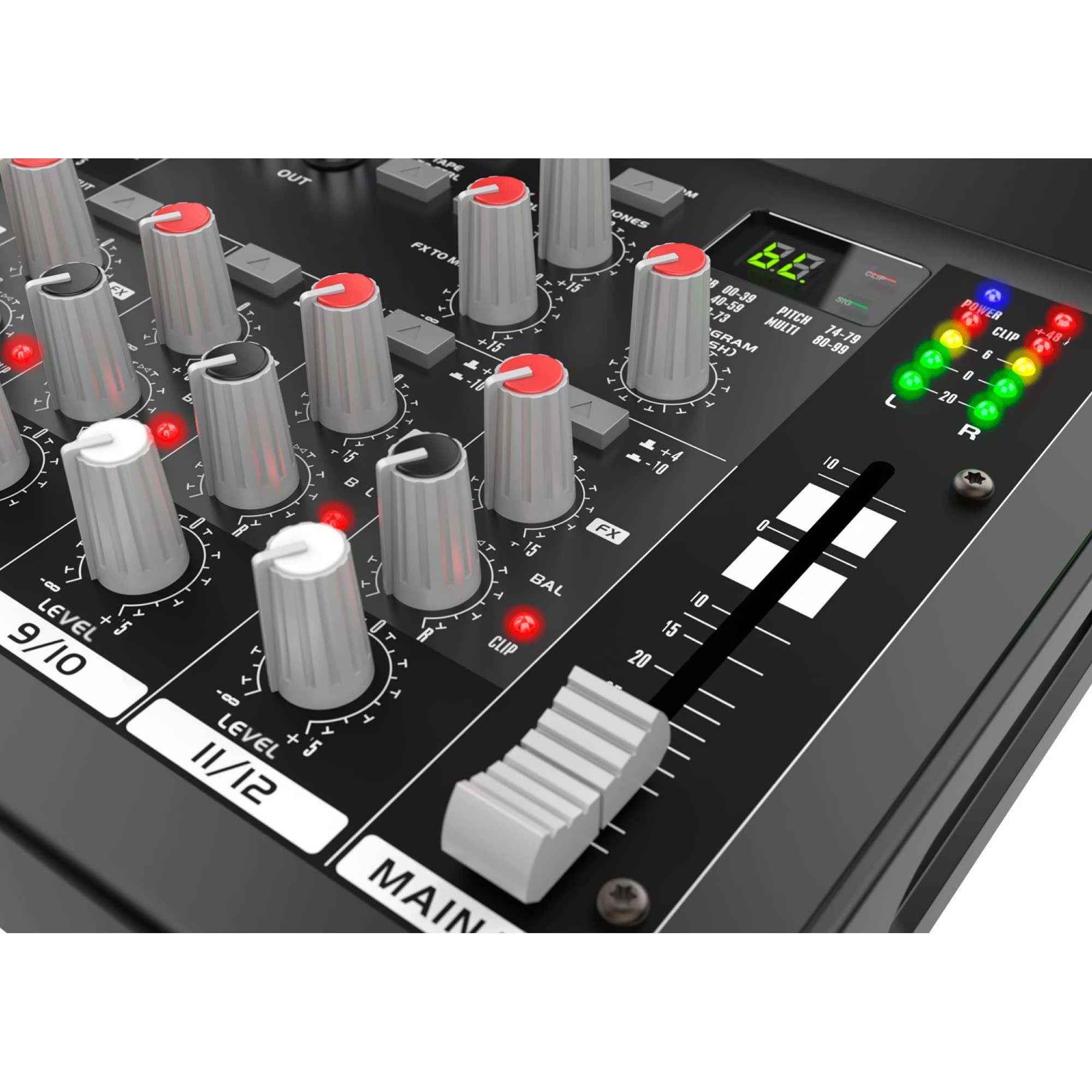 Audibax 1202 FX USB Mesa Mezclas 12 Canales y USB