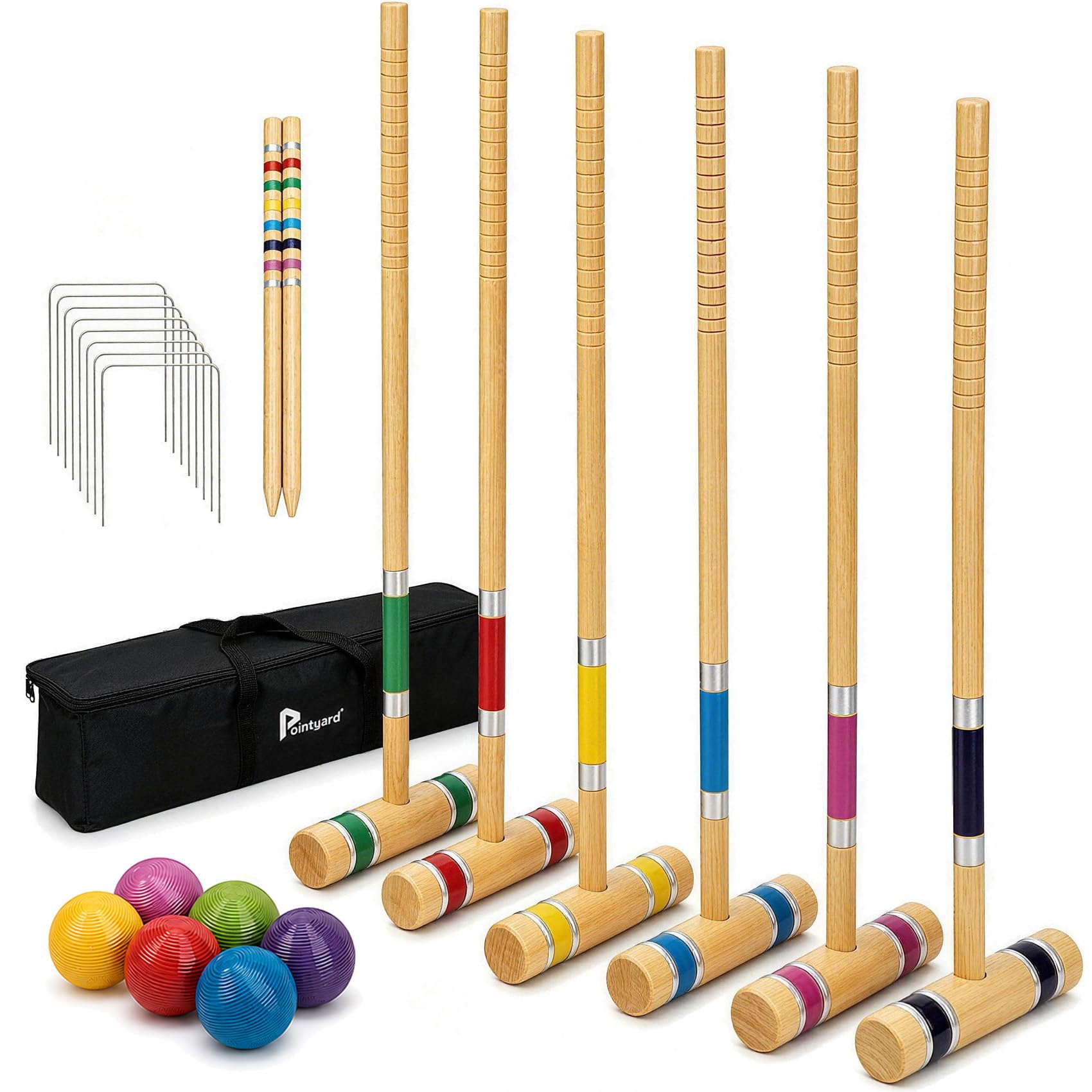 Six Player Croquet Set