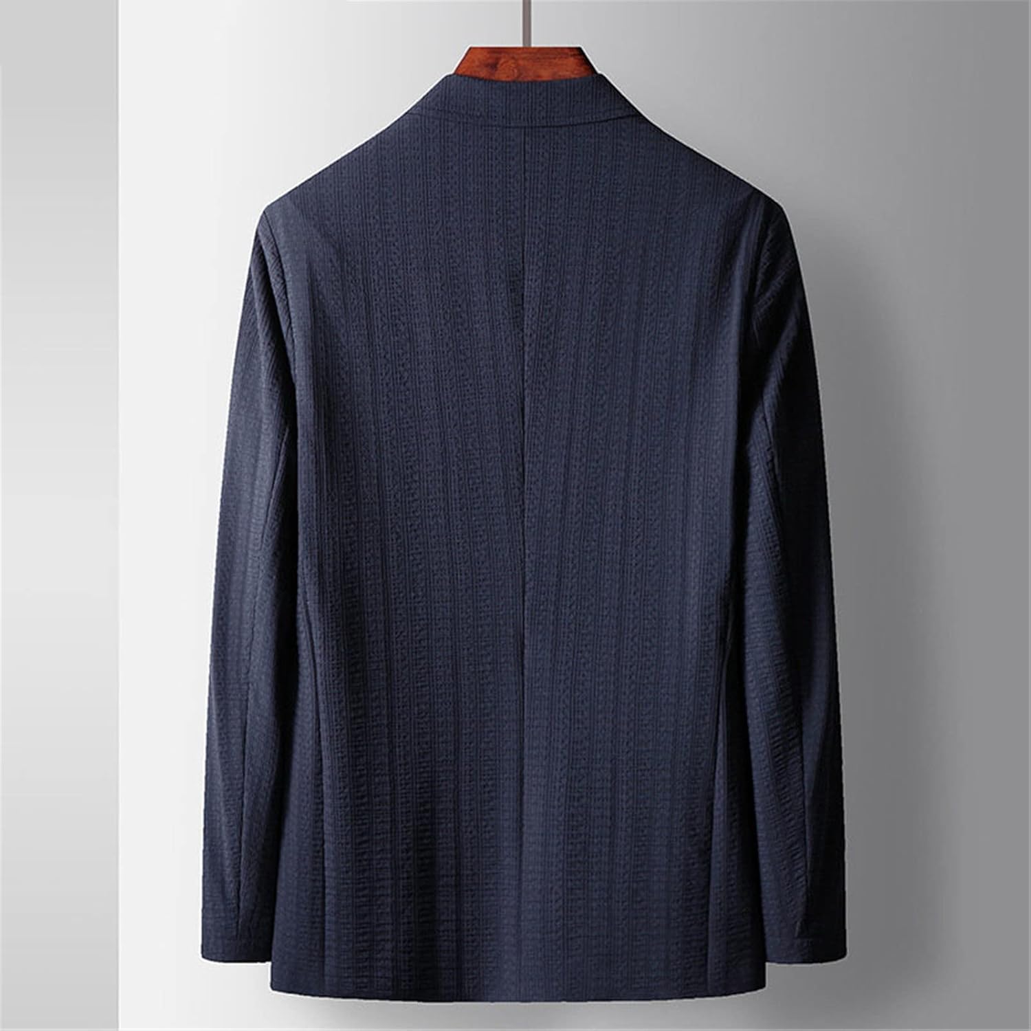 Kelsiop Men's Suit Jacket Spring and Autumn Thin Section Micro-Elastic Non-Ironing Luxury Business Suit Jacket