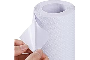 Papel Tapiz para Gabinetes de Cocina, Gabinete Autoadhesivo, Revestimiento de Cajones, Blanco...