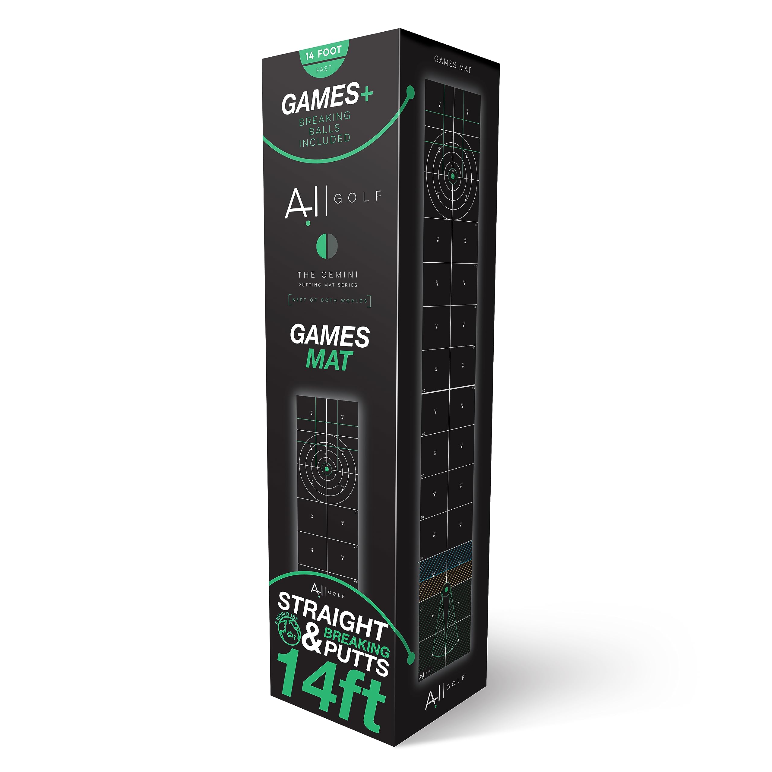 AI Golf Gemini Series Tapis de Jeu de Golf High-Tech 4,3 m – Le Tapis de Jeu Ultime pour Les Amateurs de Golf