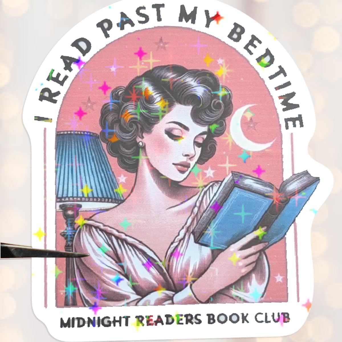 258 PCS Funny Stickers for Adults - Holographic Sarcastic Meme Decals, 258-bookish Stickers - Image 3