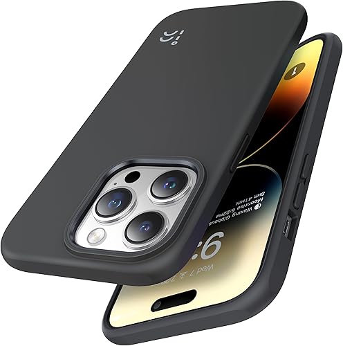 Miniatura 7 de TORRAS Funda magnética de silicona diseñada para iPhone 14 Pro, probada en caídas de grado militar, compatible con MagSafe, delgada, protectora a