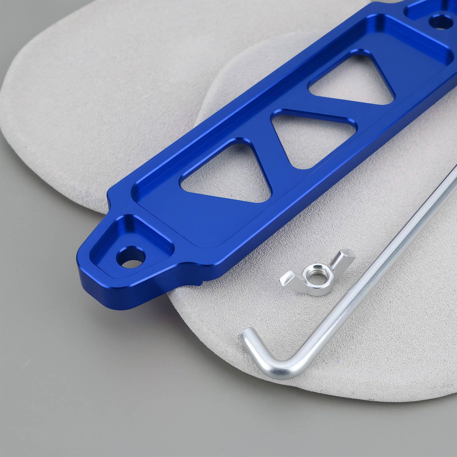 SG Store 1 Juego de Soporte Fijo de Aleación Azul para Batería de Coche Compatible con Honda Civic EG EK S2000 Compatible con Acura
