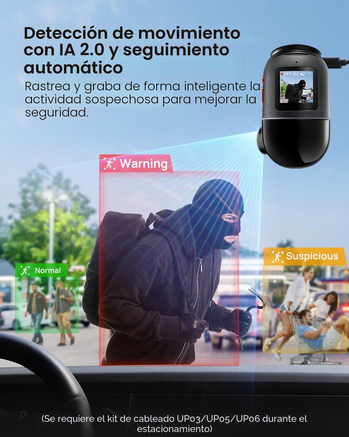 70mai X800 4K Dash Cam delantera y trasera, cámara dual STARVIS 2 para coche con soporte 4G LTE, WiFi 6 de 5 GHz, GPS, HDR, modo de estacionamiento, soporta 512 GB máx