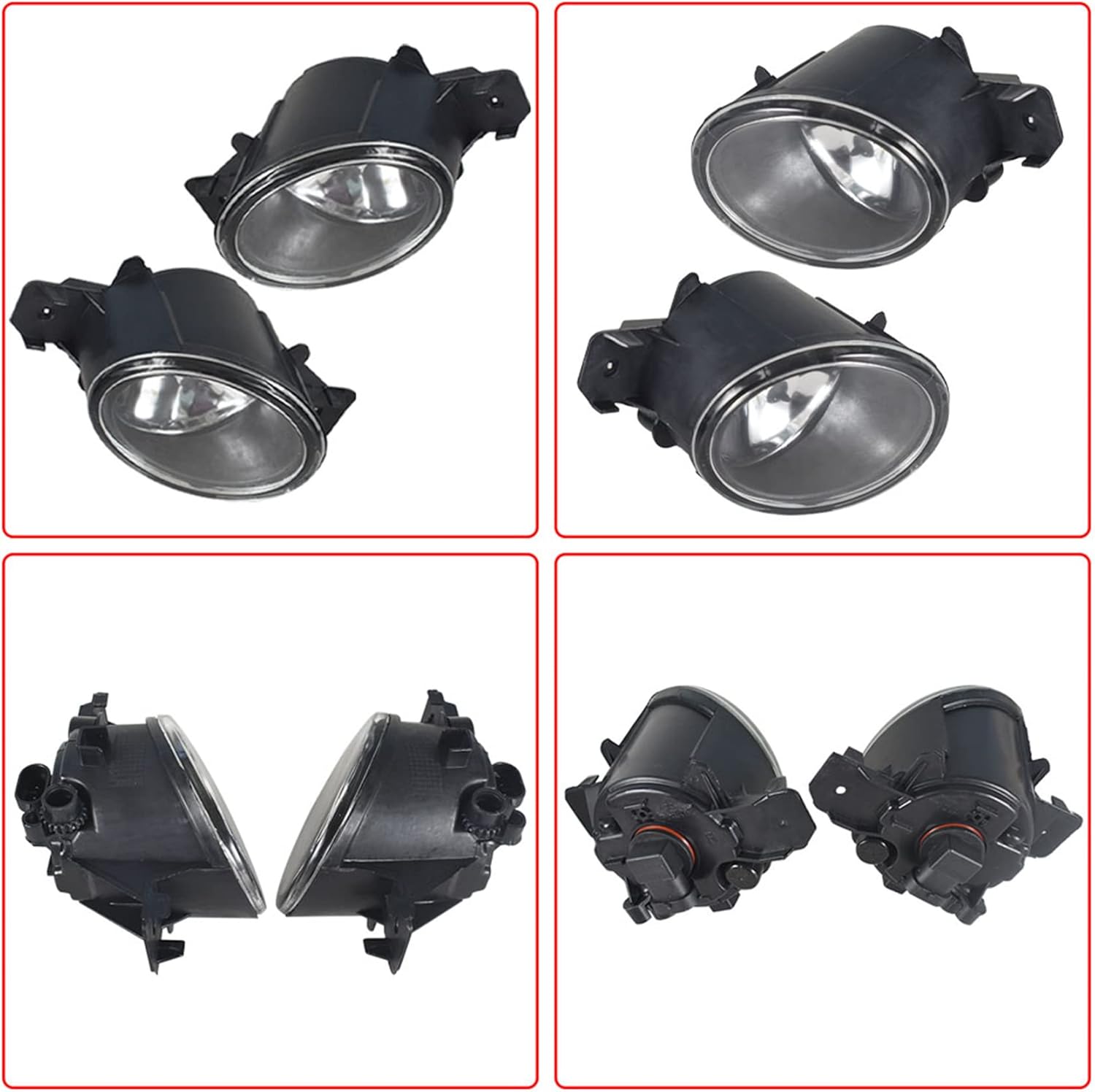 labwork Front Bumper Fog Lights Replacement for Altima 4-Dr 2016-2018 Driver+passenger Side Fog Lamps Switch Kit 261508990A - Image 7