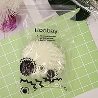 Vista 7 de Honbay 12 piezas de plástico 20 puntas de muestras, ruedas de uñas postizas, decoración de uñas, rueda de exhibición de esmalte