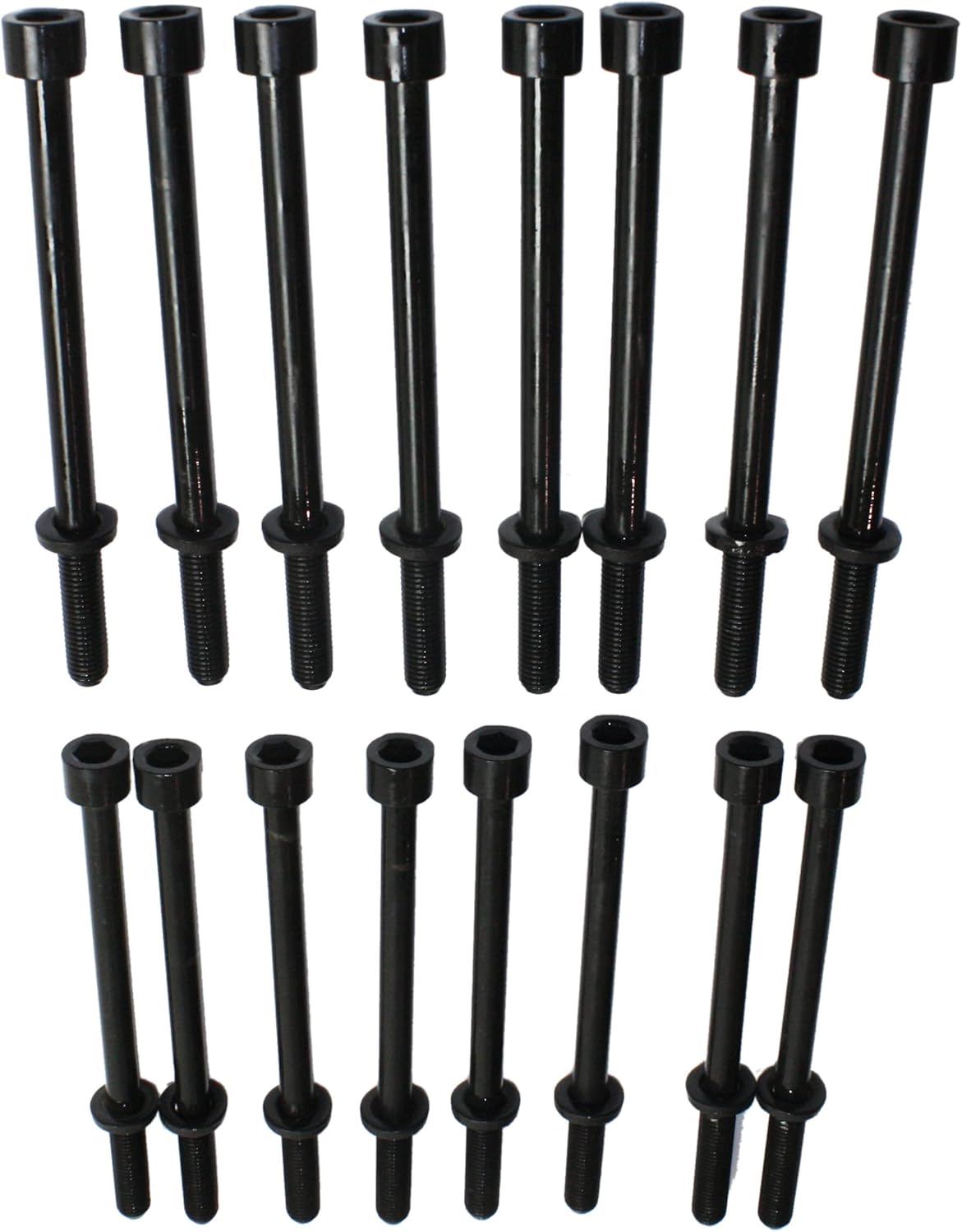 Garage-Pro Cylinder Head Bolt Set of 16 Compatible with 1998-2004 Isuzu Rodeo, 1998-2002 Trooper, 2002-2004 Axiom, Fits 1998-2002 Honda Passport