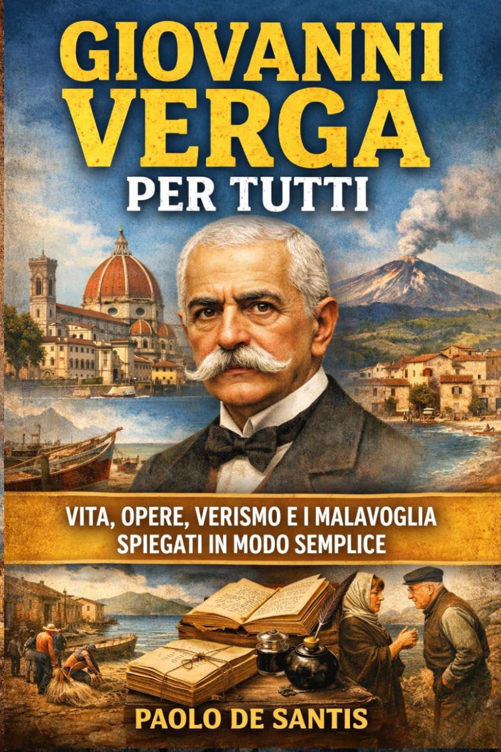 Giovanni Verga per Tutti: Vita, opere, Verismo e I Malavoglia spiegati in modo semplice (La Letteratura Italiana Spiegata Semplice)