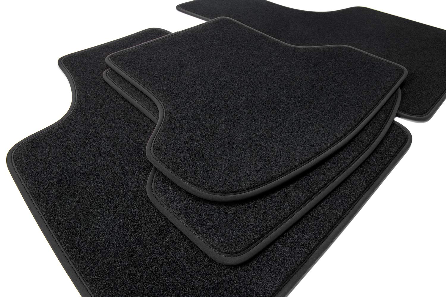 teileplus24 NL-195 Alfombrillas para BMW X1 E84 Coche de Primera Calidad Costura Decorativa
