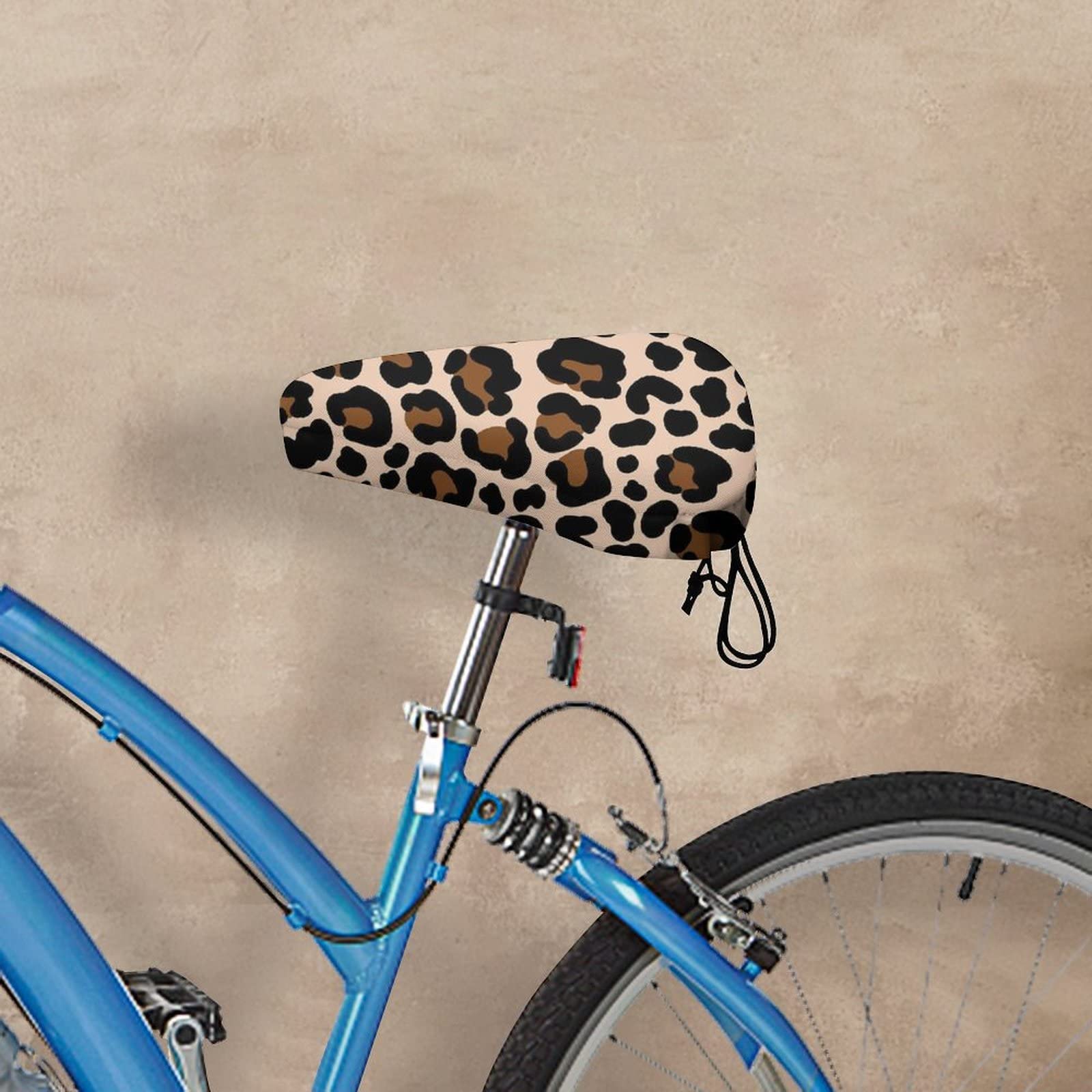 Amazon.co.jp: 自転車サドルカバー 豹柄 ヒョウ柄 自転車 防水 自転車