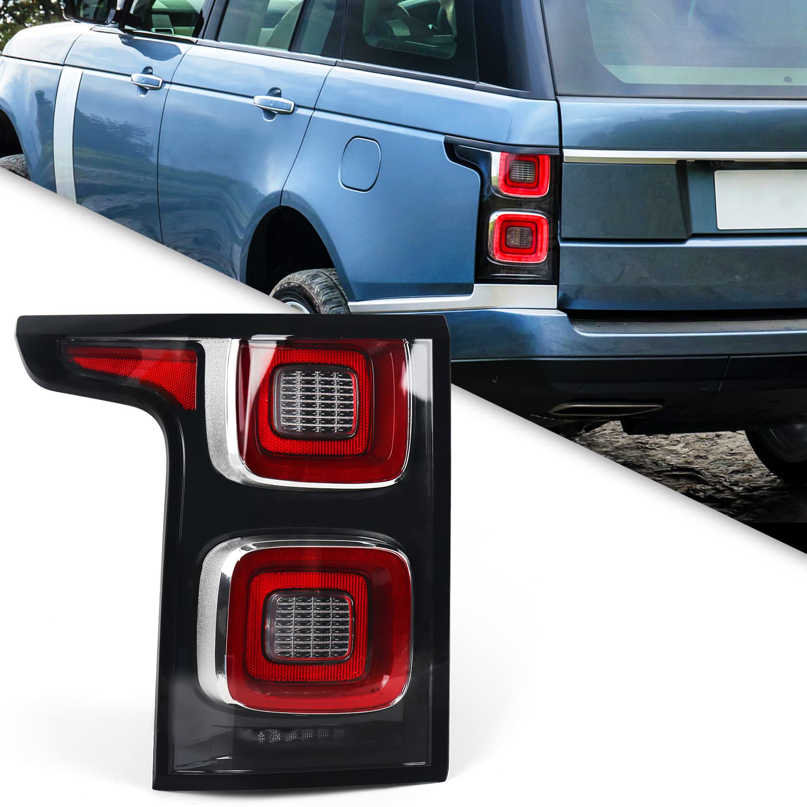 Photo 1 of Huray Tail Light for Land Rover Range Rover 2018-2020, Driver Side Tail Lamp Assembly Land Rover Accessories LR098353 (Left Side) Driver Side(Left)