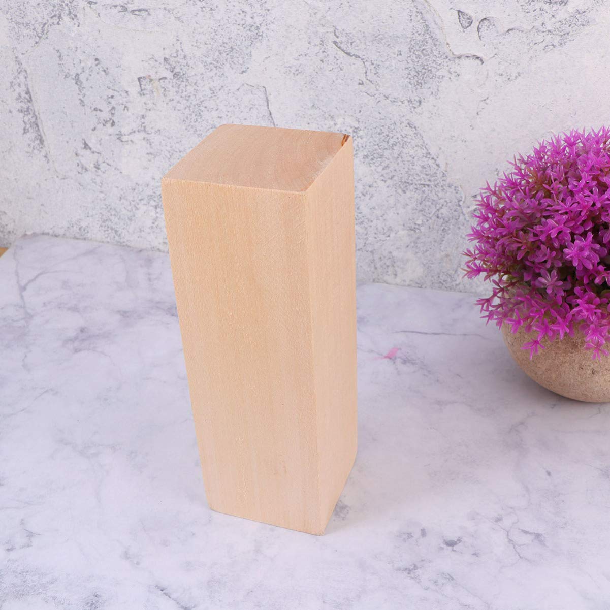 Bloc De Bois Naturel Pour Sculpture Et Bricolage – Lisse, Sans échardes – Parfait Pour Décorer Et Créer