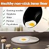 Electric Hot Pot with Steamer, 1.8 L Non-Stick Mini Electric Pot, 2 Gear Rapid Noodles Cooker, Portable Mini Stock Pot with Overheat Boil Dry Protection for Noodle, Pasta, Ramen (Single Layer)