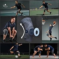 Vista 7 de NEENCA - Rodillera profesional de compresión, tecnología de punto horizontal, grado médico, para desgarro de menisco, ligamento anterior cruzado