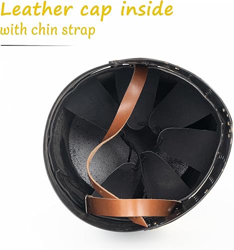 Miniatura 3 de Chainmail Medieval Crusader Knight Templar Helmet Armadura cruzada de acero y latón