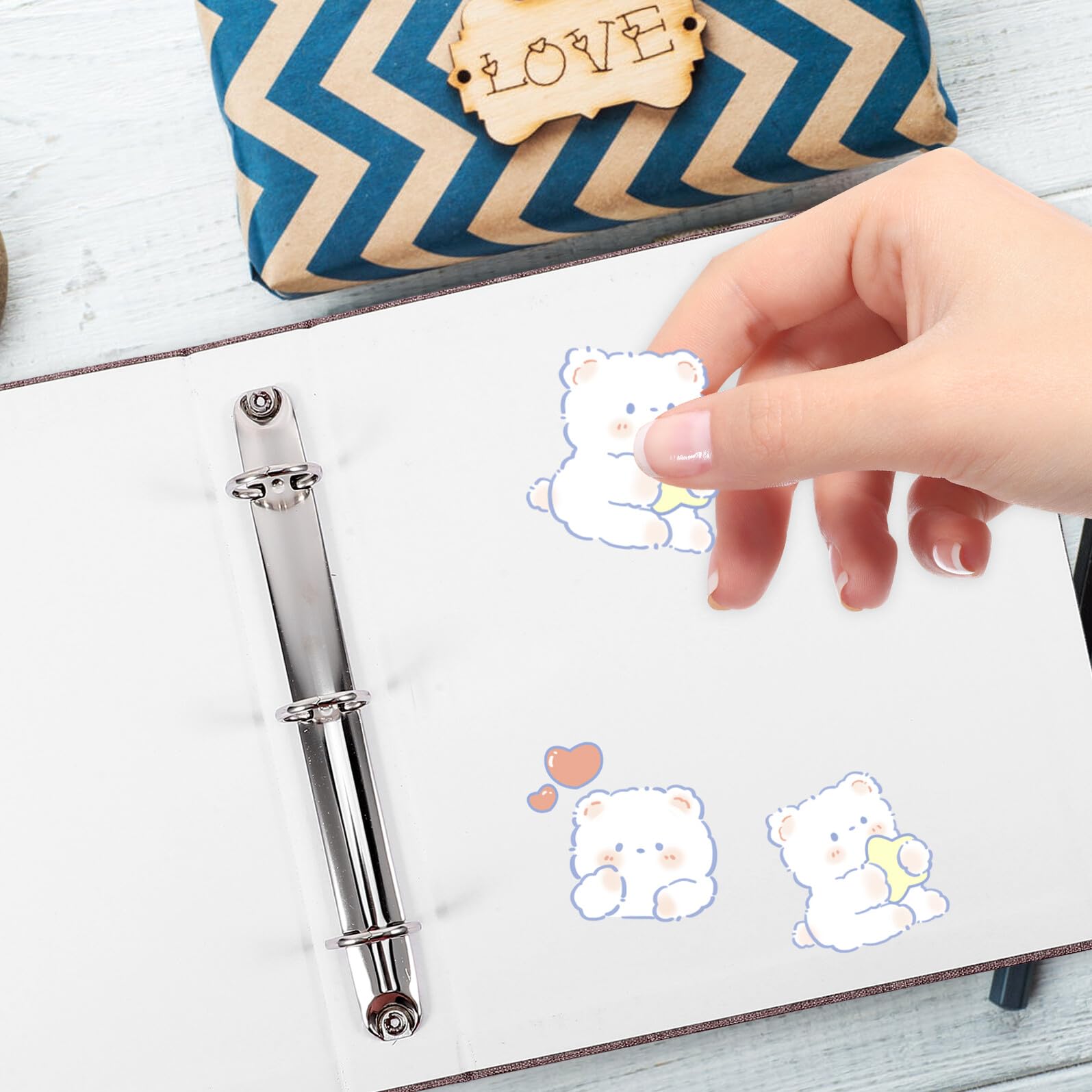 3 Stück Ring Binder Cover aus Strapazierfähigem Stoff Leicht Rutschfest Nachfüllbar Schutzhülle für Lose Geeignet für Studenten Büro und Schule Tiefgrau