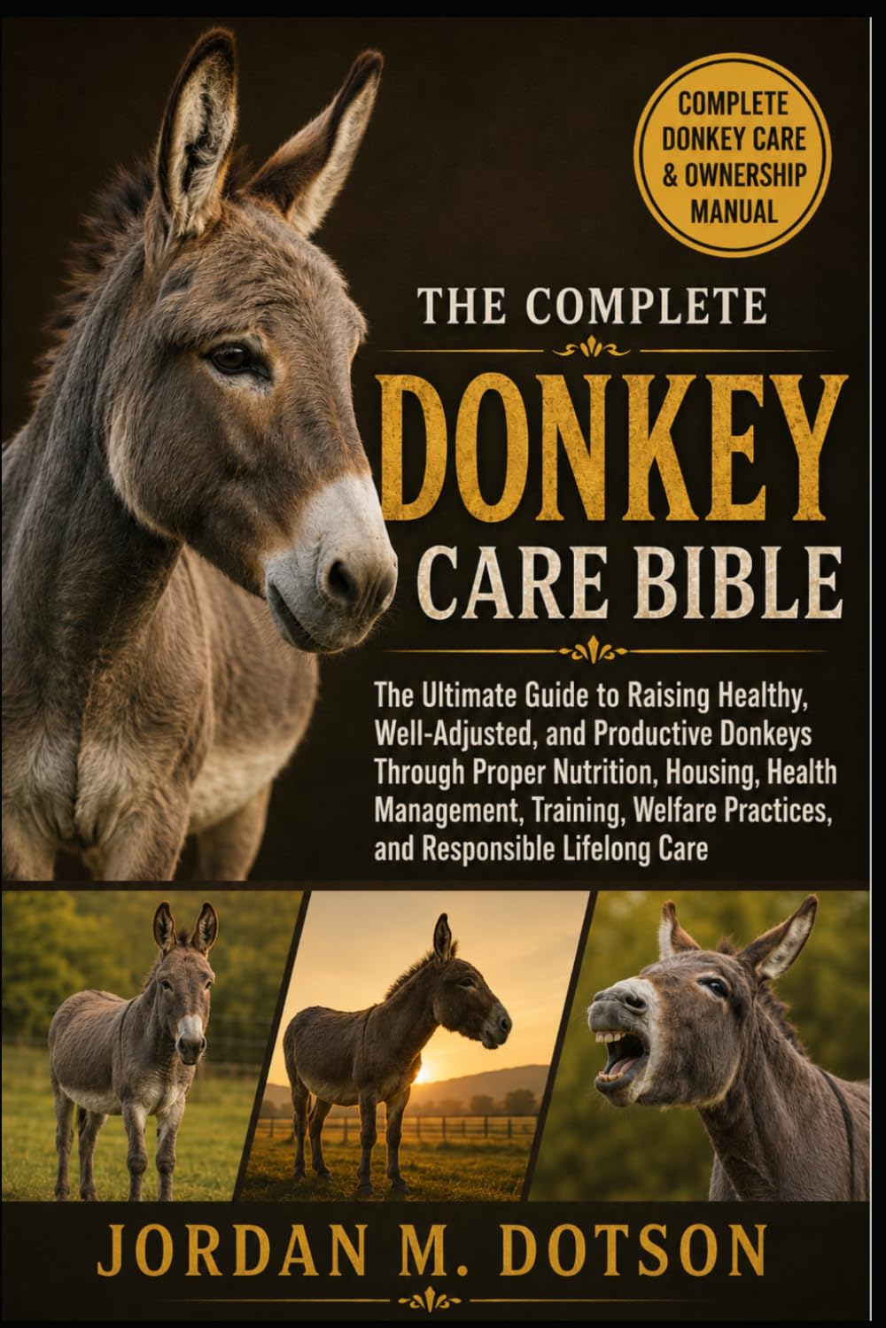 THE COMPLETE DONKEY CARE BIBLE: The Ultimate Guide to Raising Healthy, Well-Adjusted, and Productive Donkeys Through Proper Nutrition, Housing, Health ... Practices, and Responsible Lifelong Care