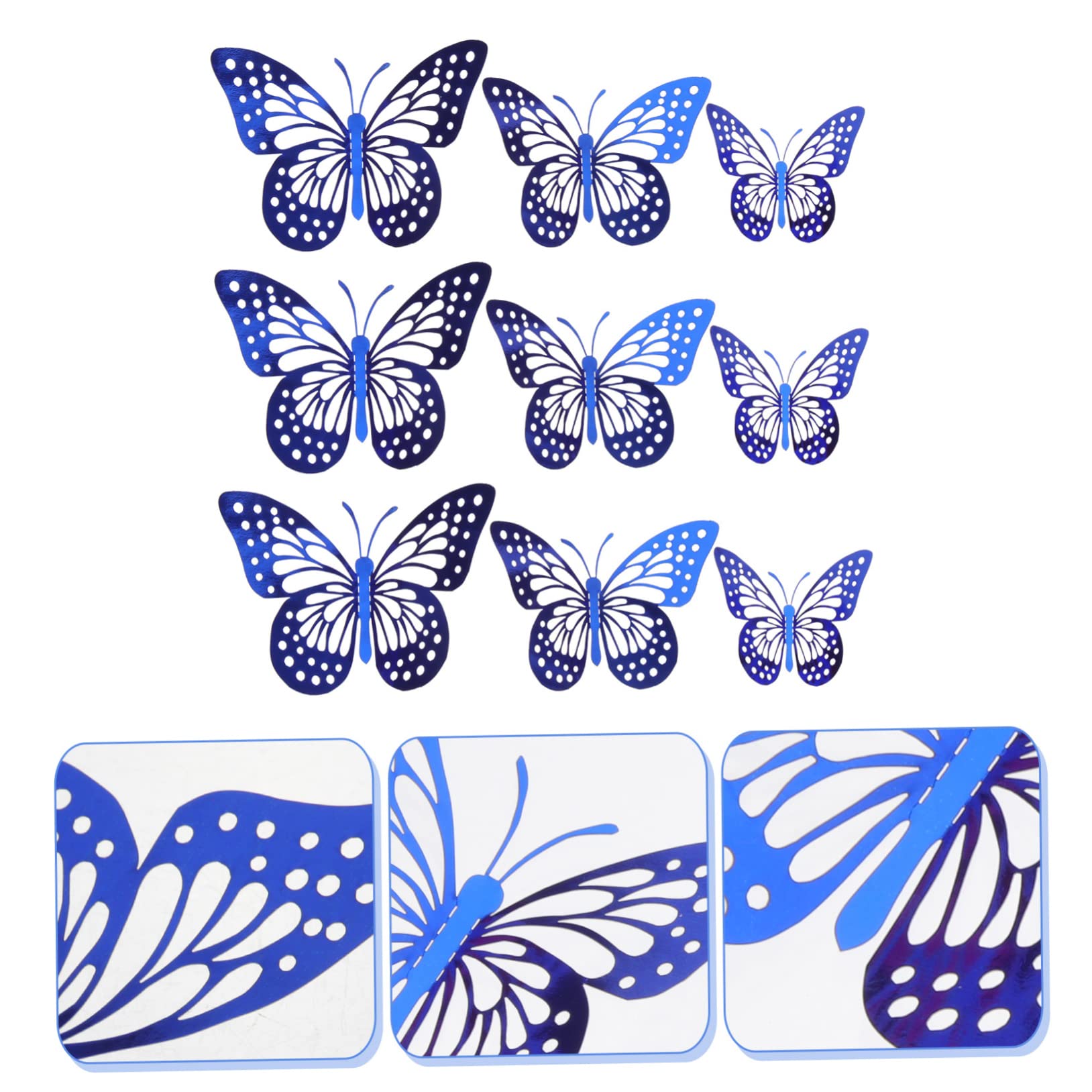 Uonlytech 300stücke Schmetterling Wandsticker Dekorative Aufkleber Für Schlafzimmer Hochzeiten Und Feste Hohles Design Für Kreative Wandgestaltungen Und Besondere Anlässe