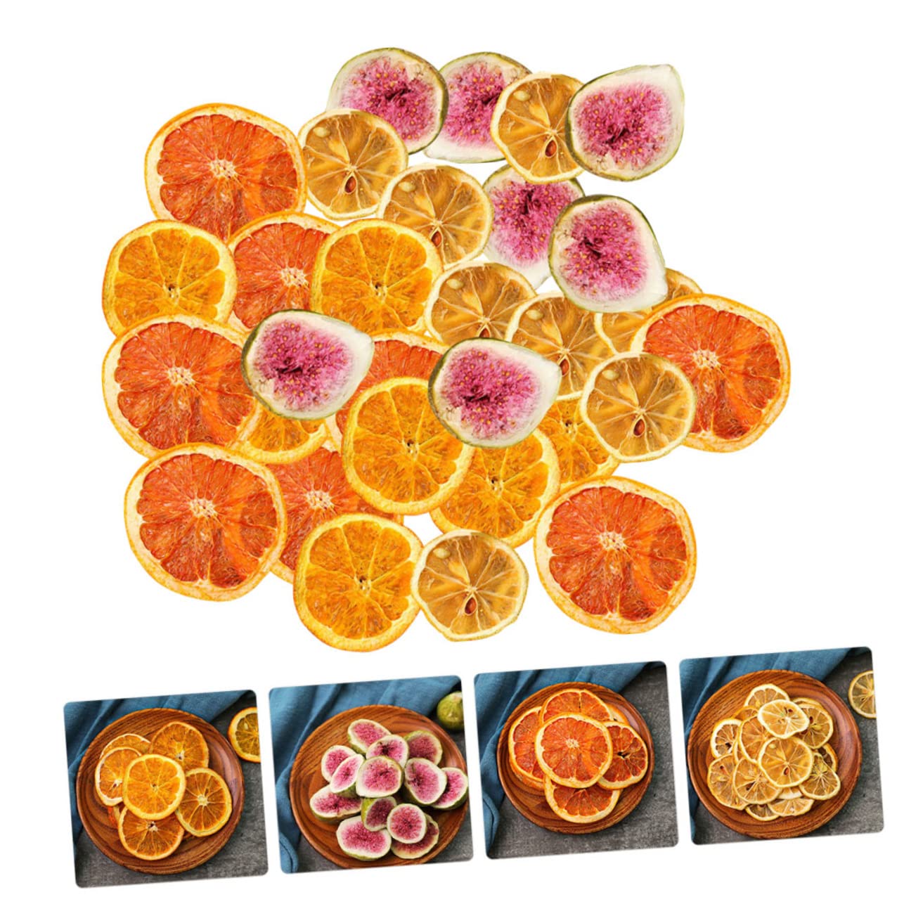 SHOWERORO 2stücke Trockenfrüchte Für Orangenscheiben Zitronenscheiben Grapefruitscheiben Dekoration Von Kuchen Weihnachten Festen Mehrzweck Deko Für Zuhause Und Büro