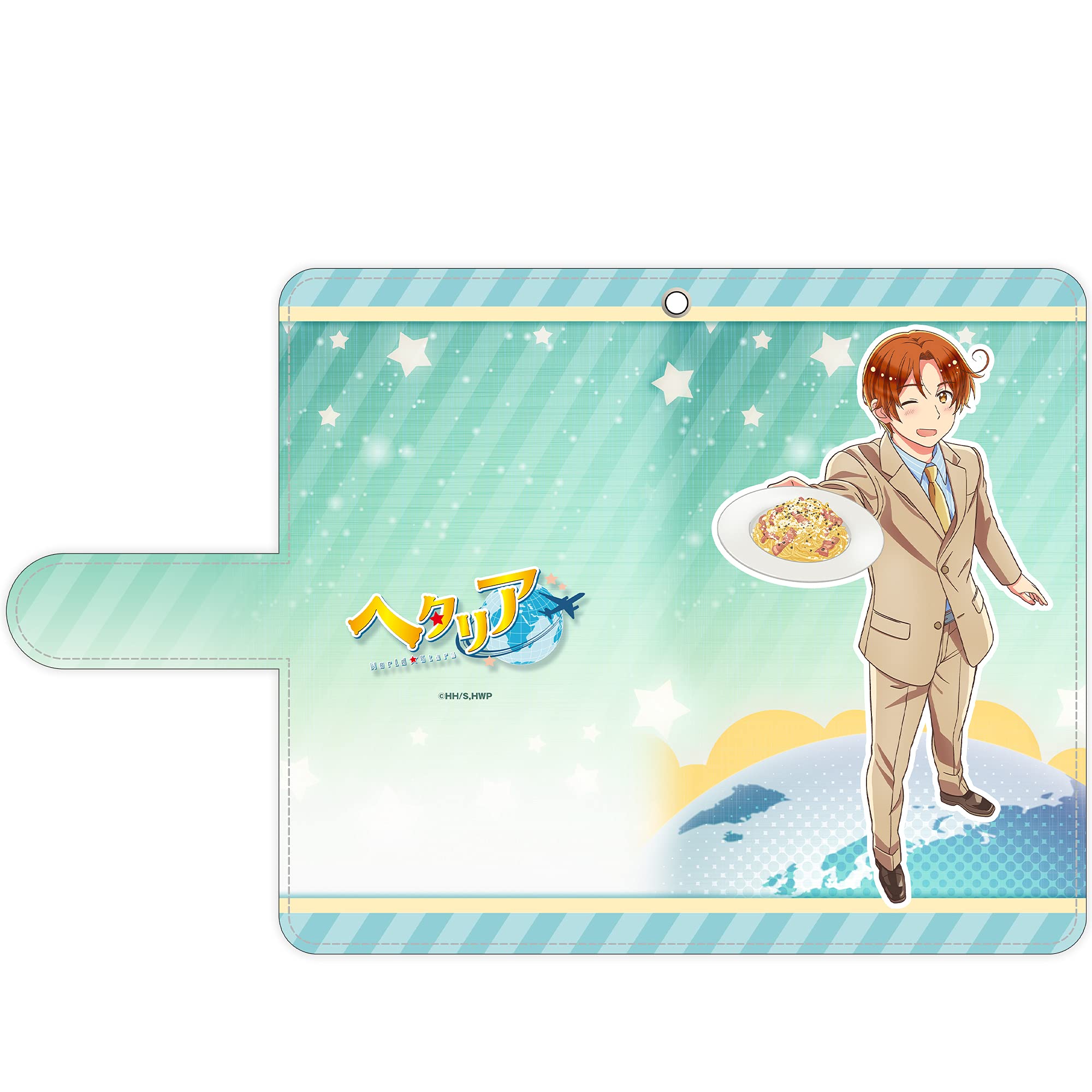 ハクバ HAKUBA キャラモード 手帳型マルチスマートフォンケース ヘタリアWorldStars イタリア カード収納 iPhone & Android 両対応 スマホカバー ケース