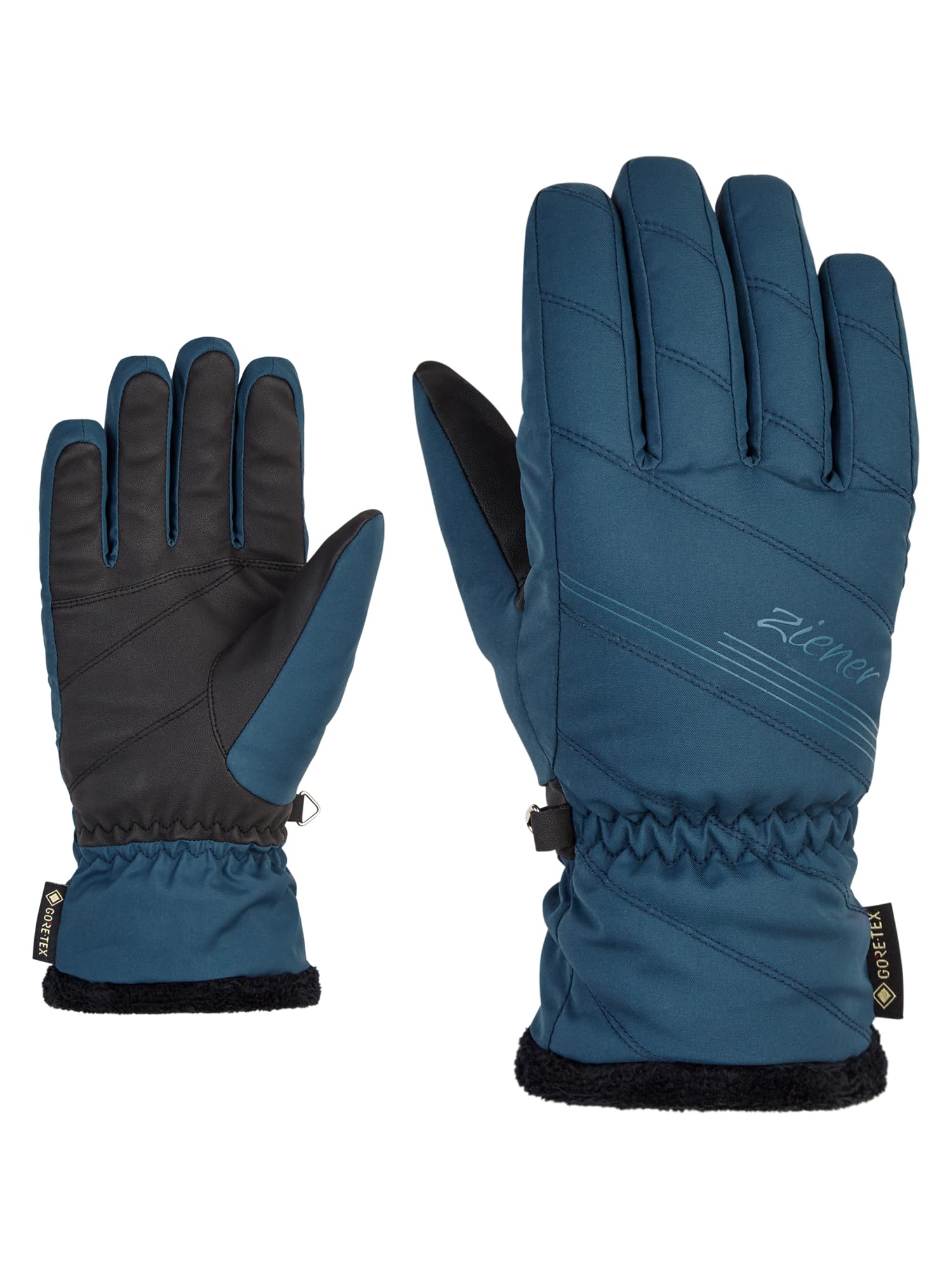 Ziener Women's Kasia Ski Gloves/Winter Sports | Gore-Tex, Hale Navy, 6