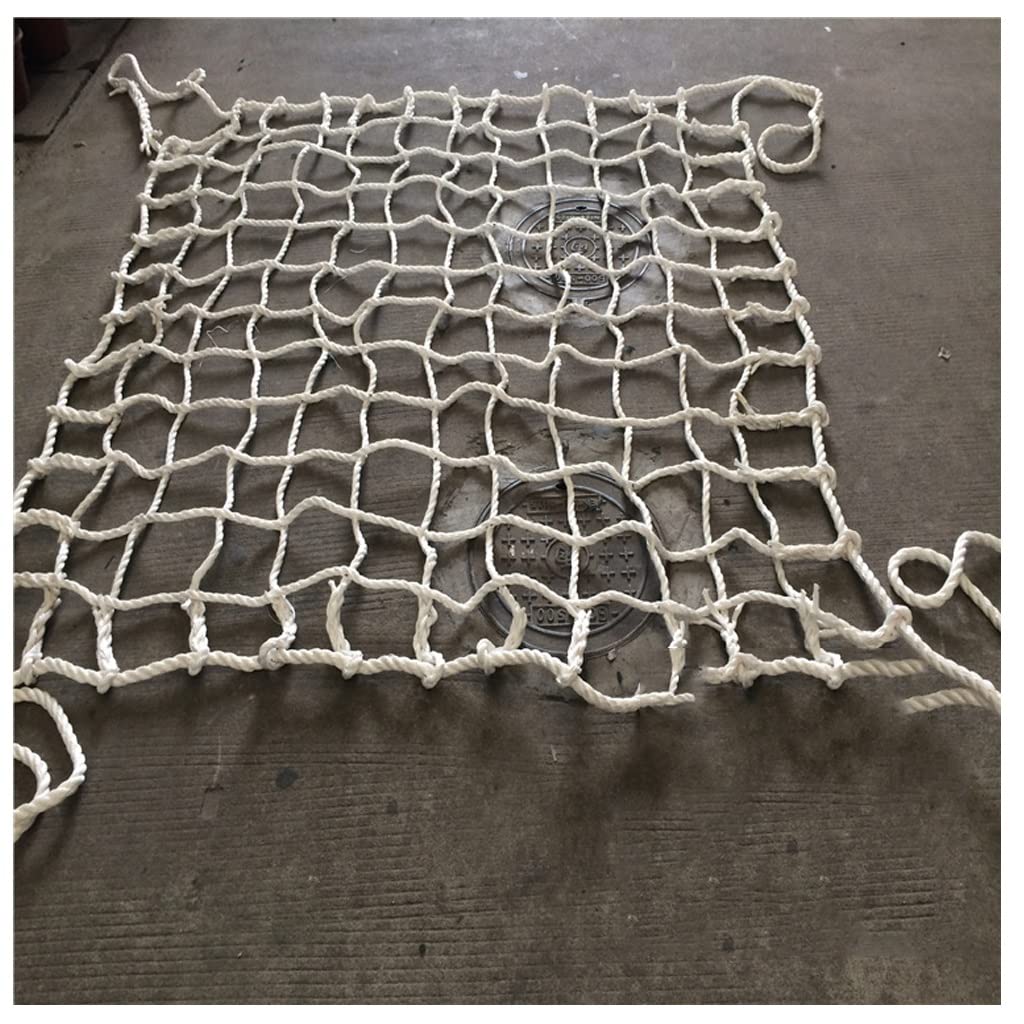 GTHTUHFD Lifting Nets Unloading Tools Garden Climbing Net Hoisting Net Durable Trailer Nets Hanging Lifting Cargo Net Hanging Cargo Net Strong Load-Bearing Hanging Cargo Net,3t-3X3m