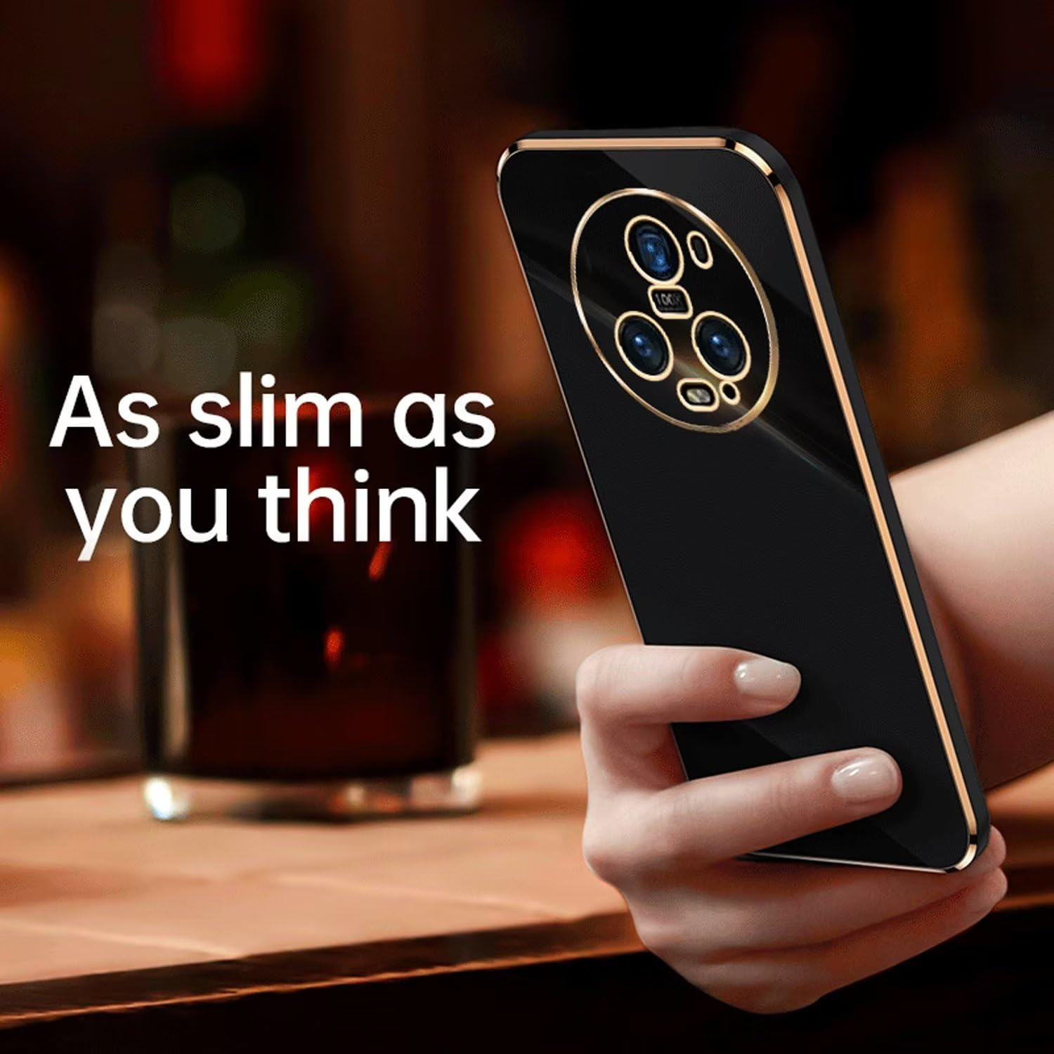 POUHYE Handyhülle Für Honor Magic 6 Pro 5G – Weißes TPU Case Mit Galvanik-Design, Stoßfest & Kratzfest