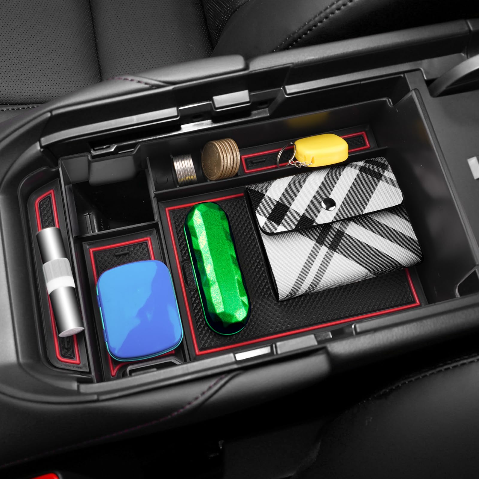Organizzatore Porta Per Mazda 3 E CX-30 - 4 Pezzi, Plastica ABS - Vassoio Portaoggetti
