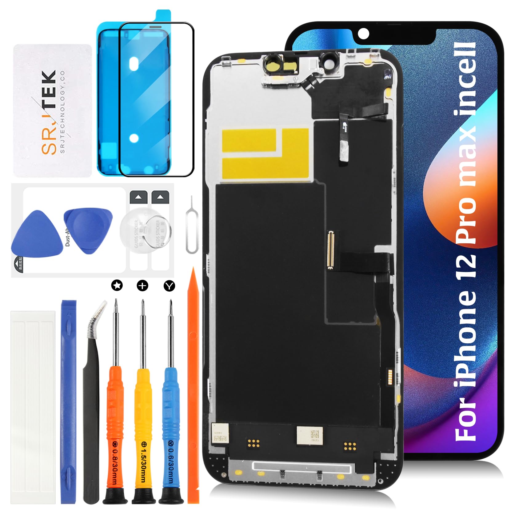 Amazon.co.jp: SRJTEK For iPhone 13 Pro incell 液晶パネル