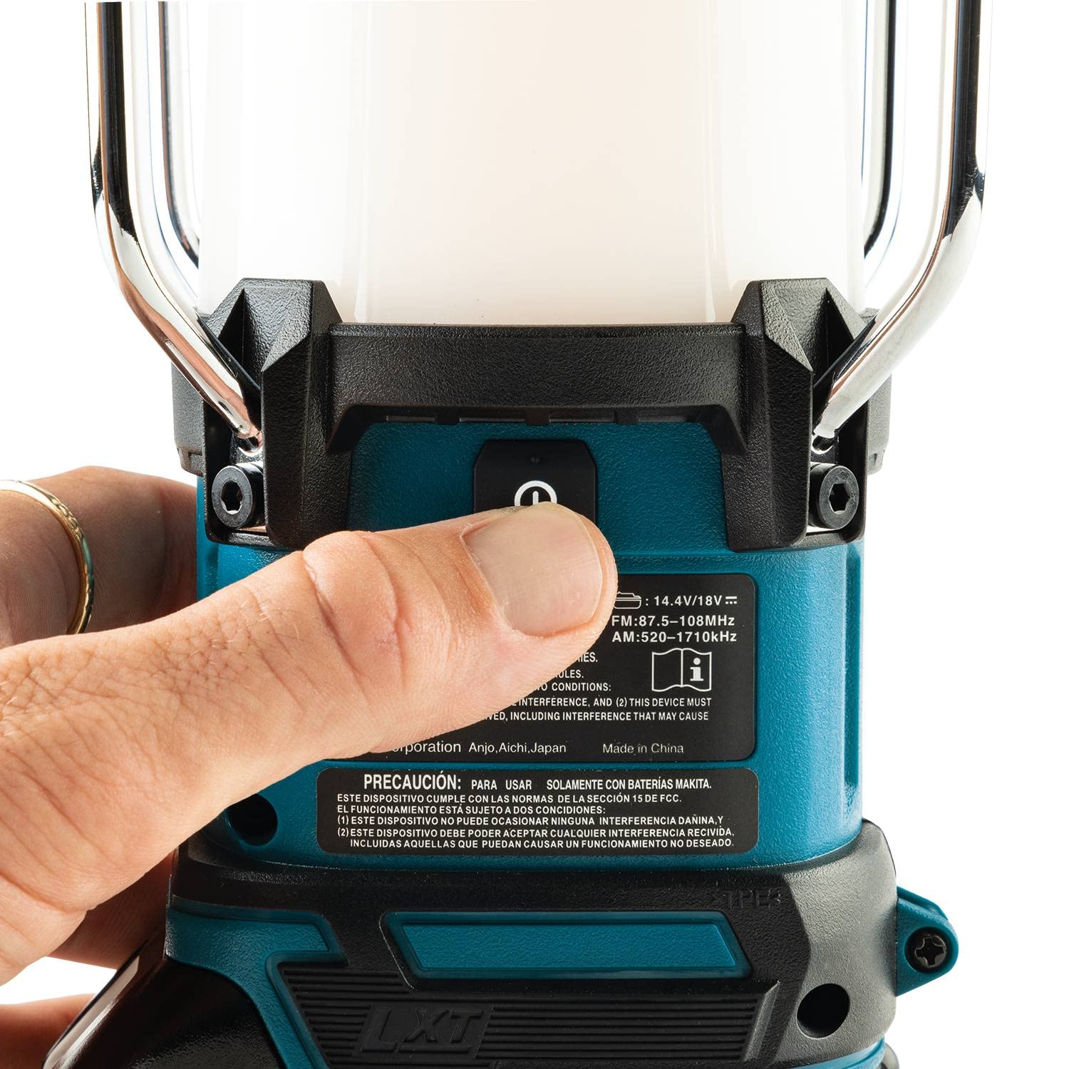 Makita DMR055 14,4V/18V Li-Ion LXT Radio con Linterna – Baterías y Cargador no incluidos