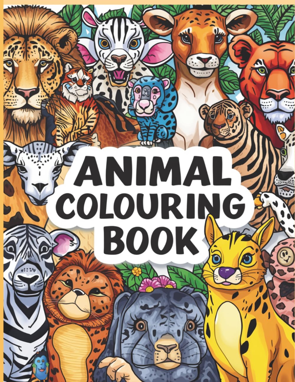 Animal Coloring Book: Color Your Way Through the Animal Kingdom: An Interactive Adventure for All Ages