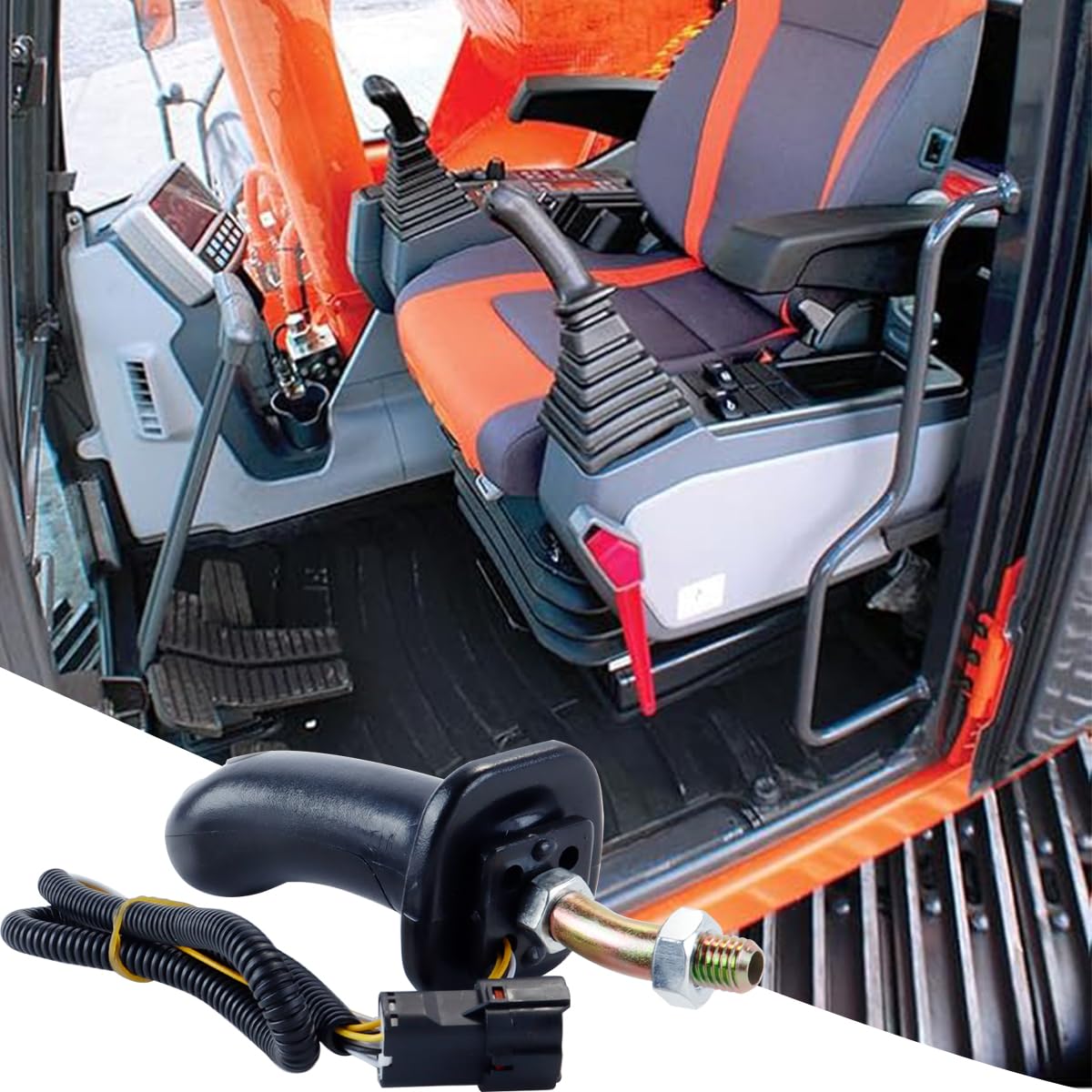 1 gruppo di joystick per escavatori a pulsanti SCE DH300-9 per DX 225
