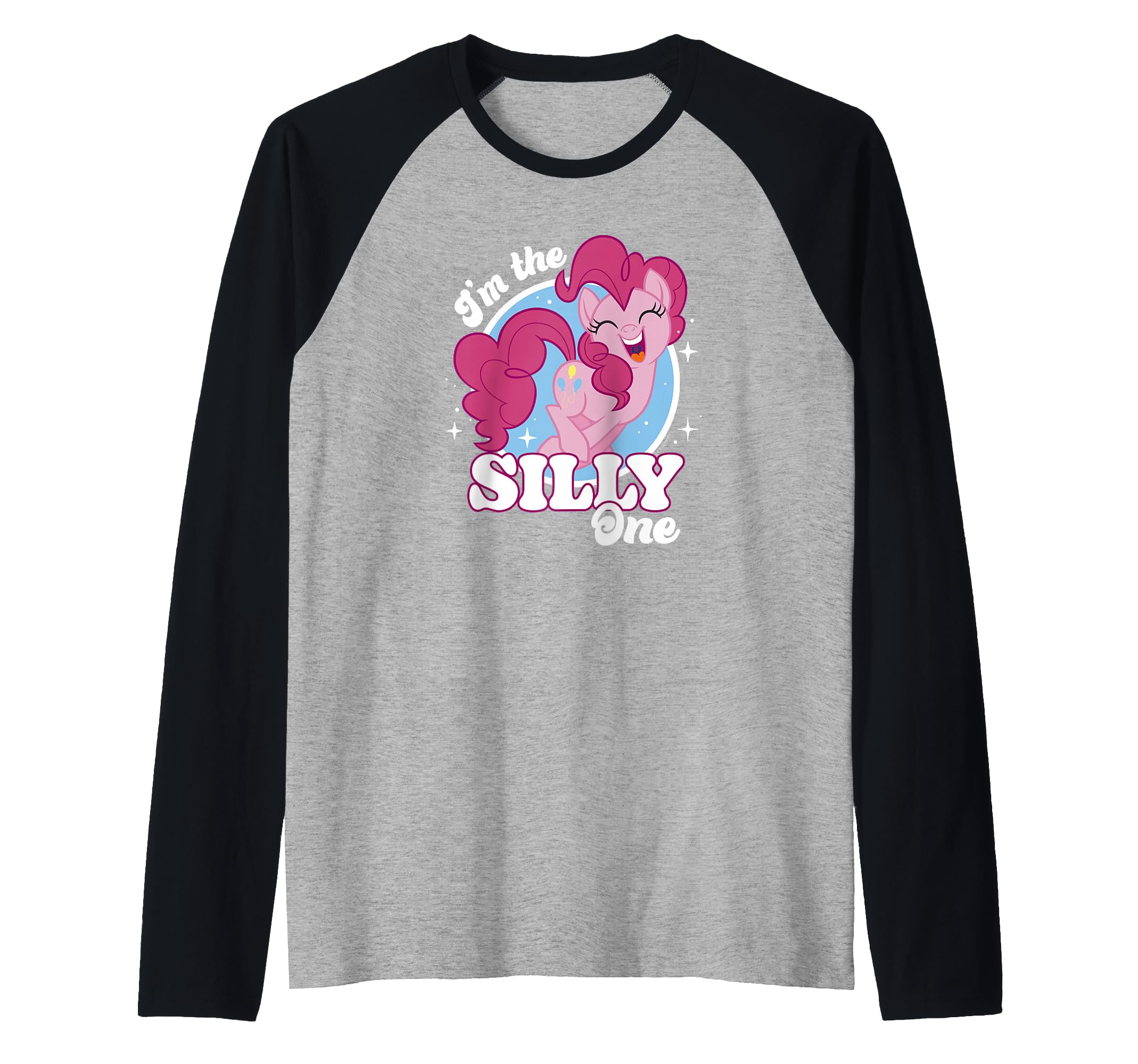 T-shirt My Little Pony Pinkie Pie Raglan de style baseball bicolore